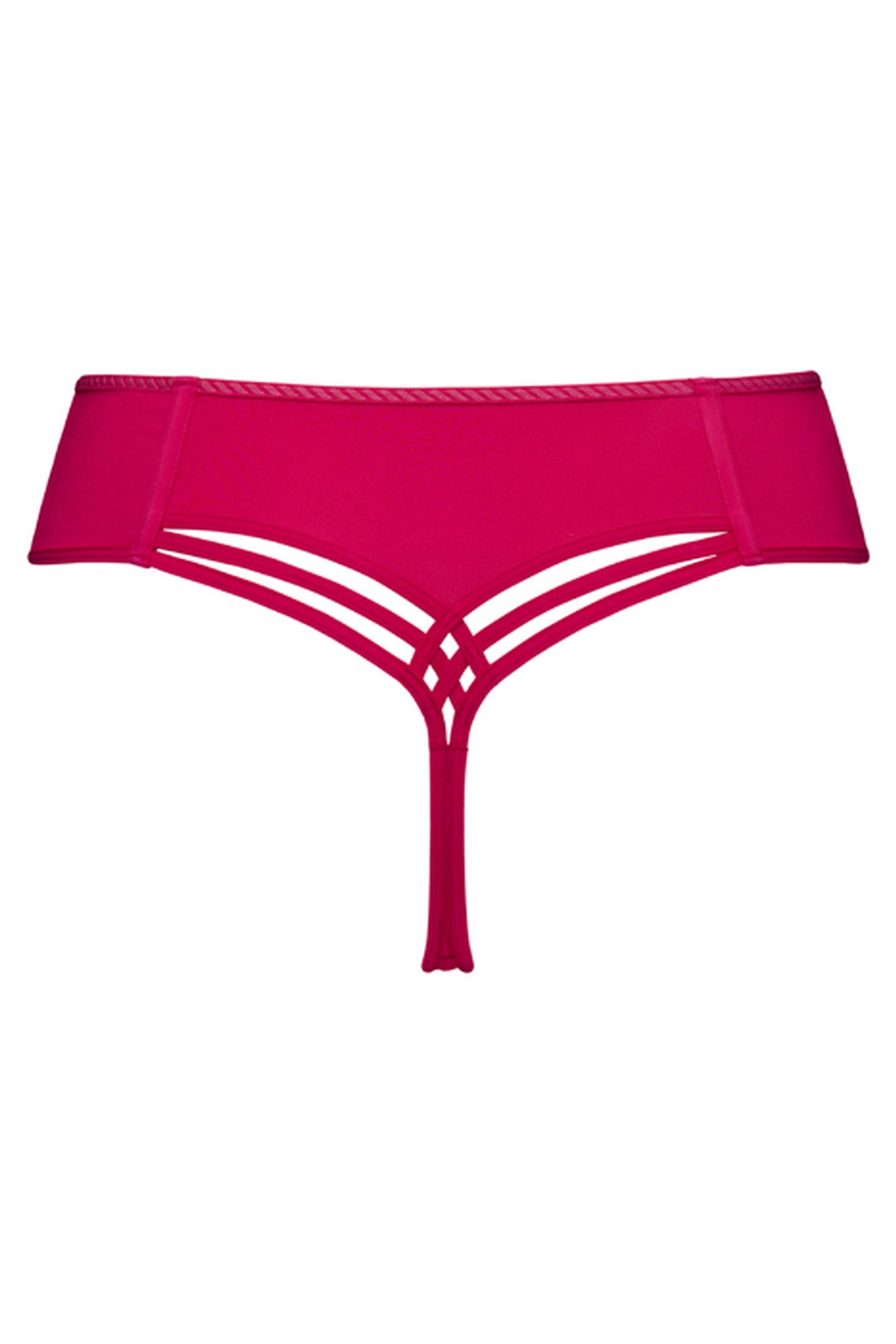 DAME DE PARIS AZALEA RED THONG 4