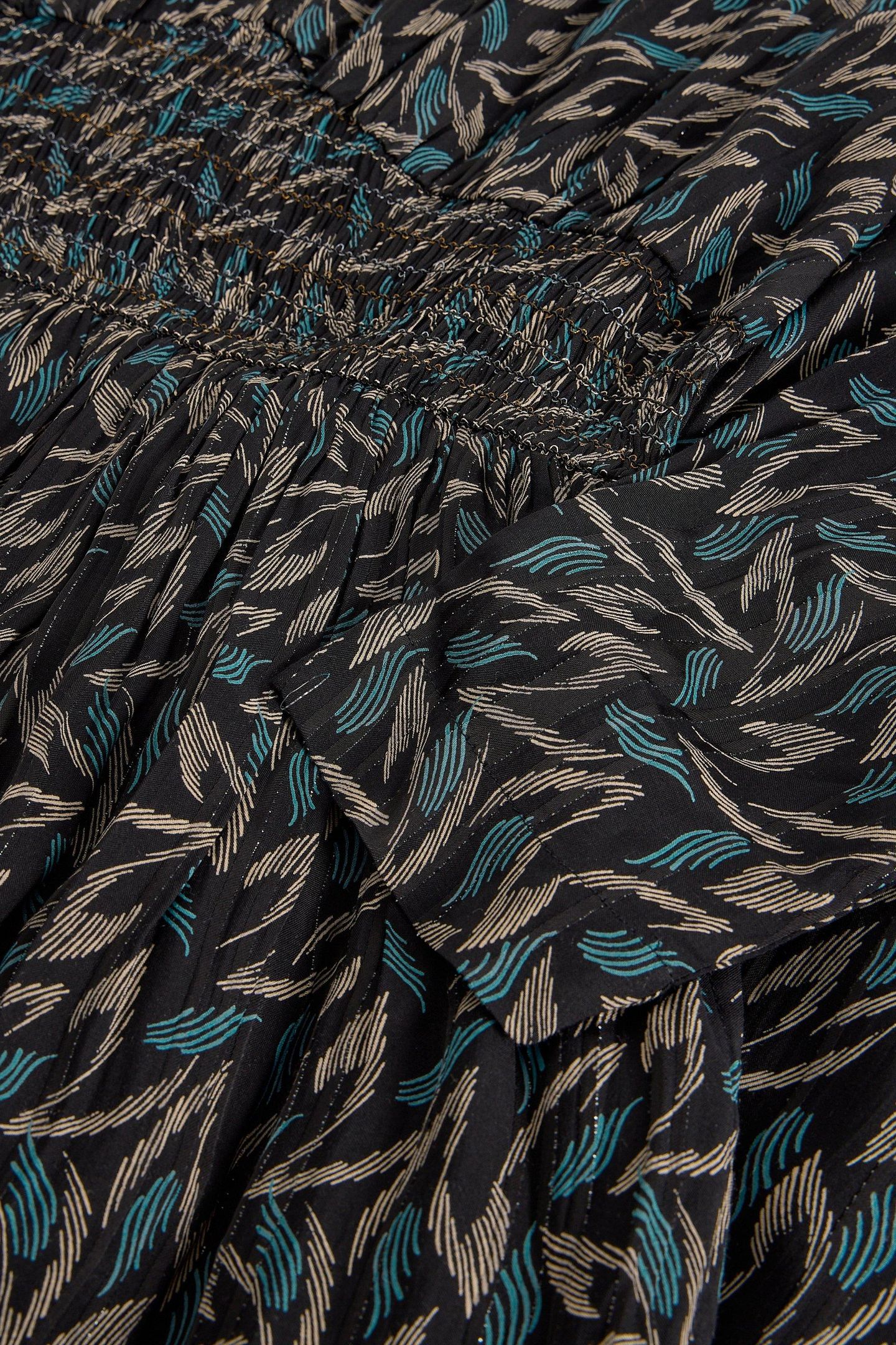 EDIE METALLIC DRESS BLACK MULTI 5