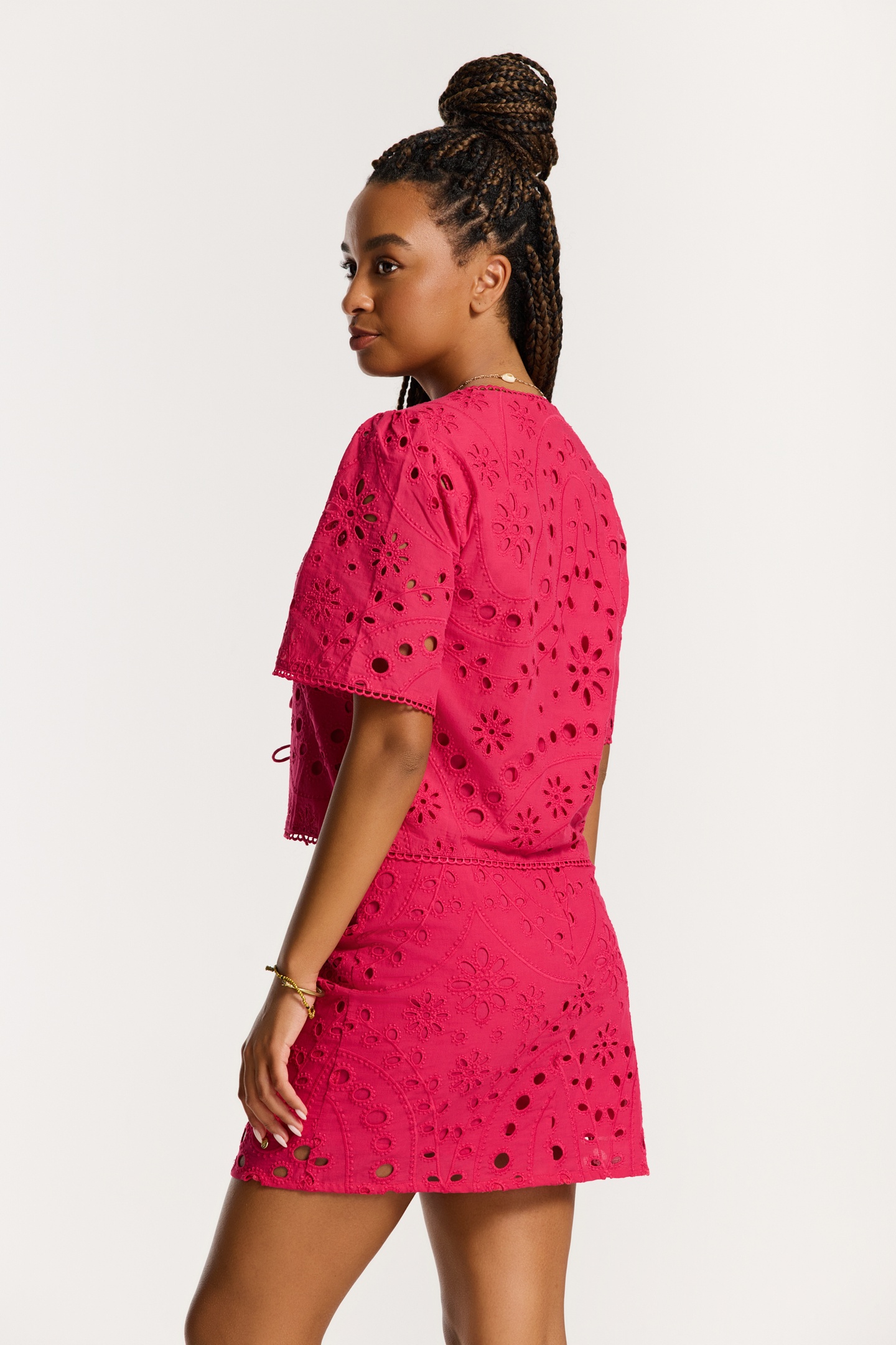 IMKE TOP PAISLEY BRODERIE RED PAISLEY BRODERIE 5