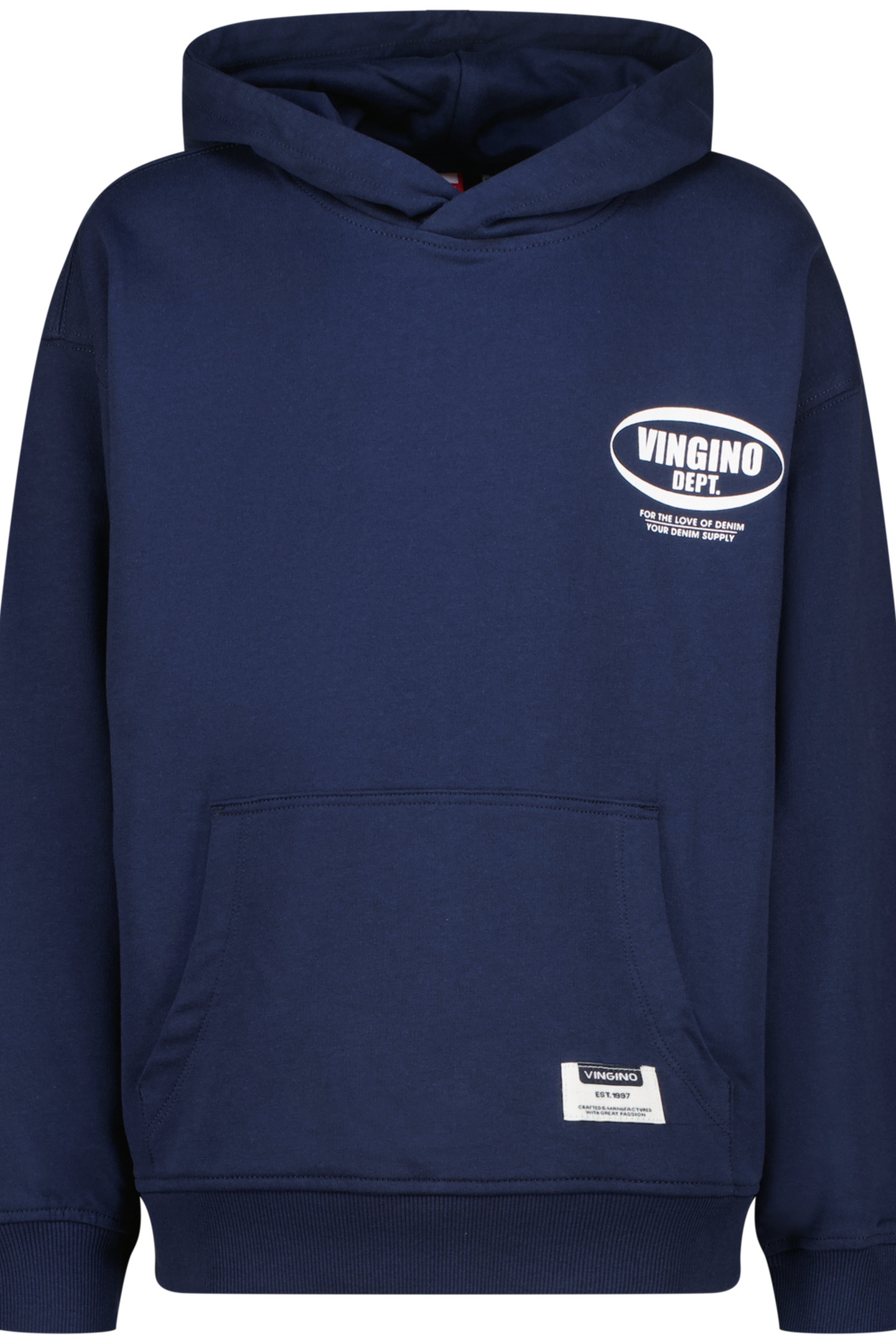 BASIC-HOODY DARK BLUE 1