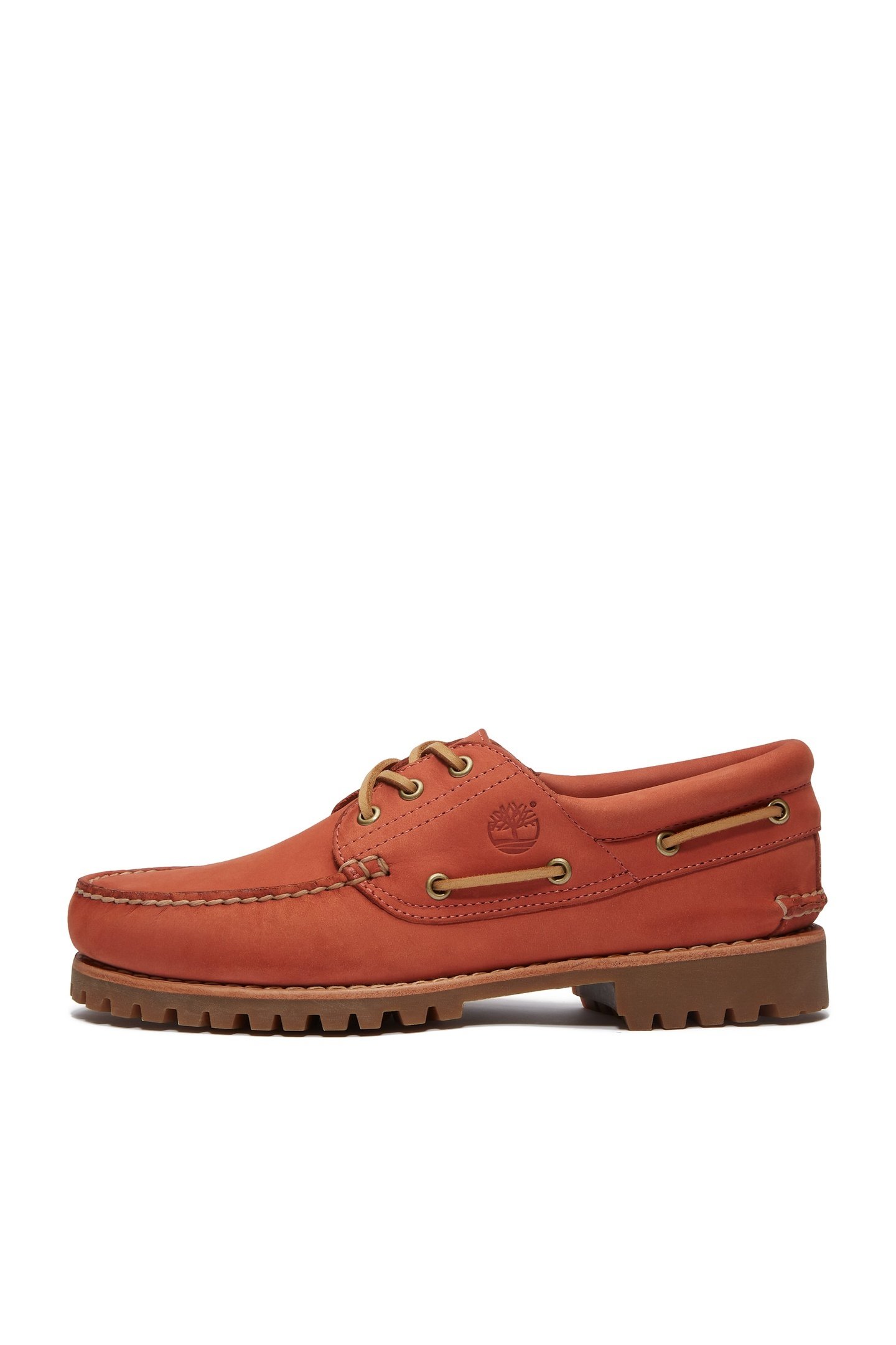 AUTHENTIC BOAT SHOE MEDIUM RED NUBUCK 8