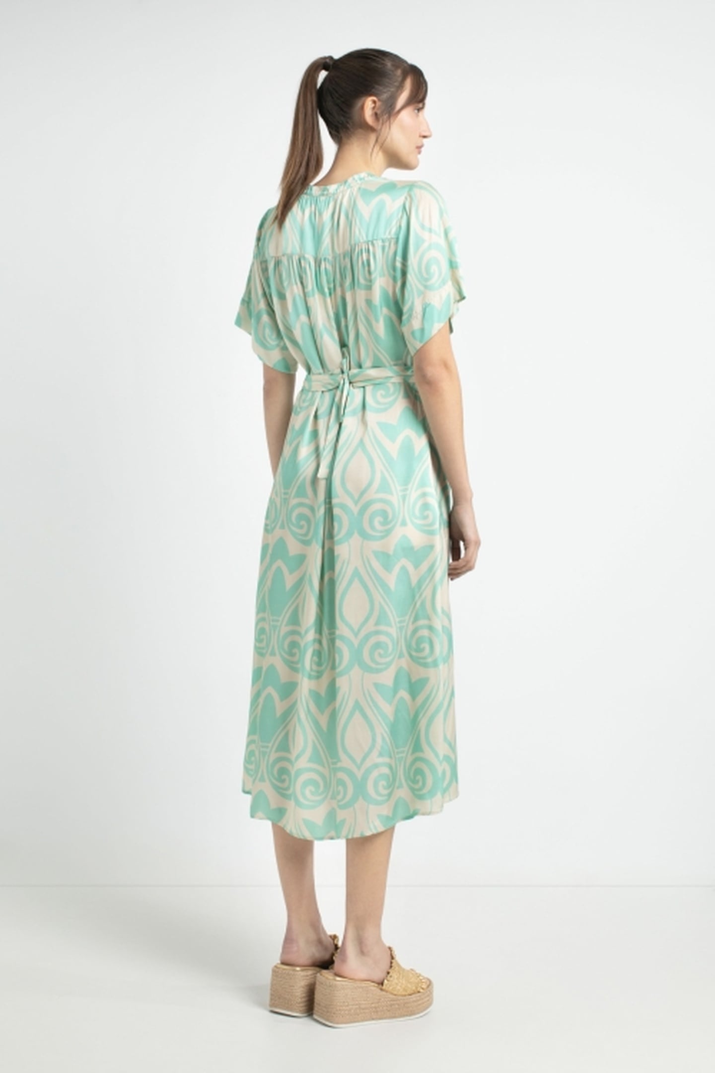 JOELLE DRESS JADE PRINT 4