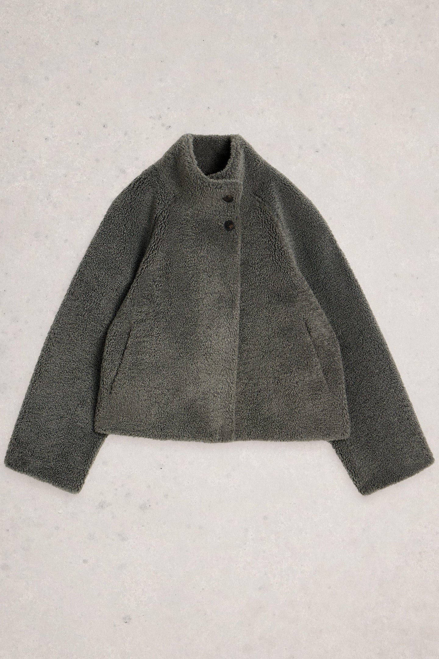 ADLEY REVERSIBLE BORG JACKET GREY MULTI 3