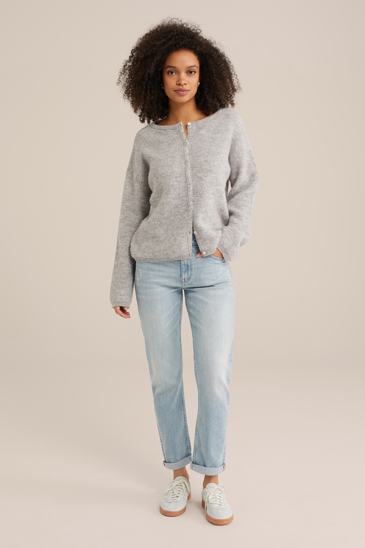 5-POCKET MID WAIST LIGHT BLUE 1