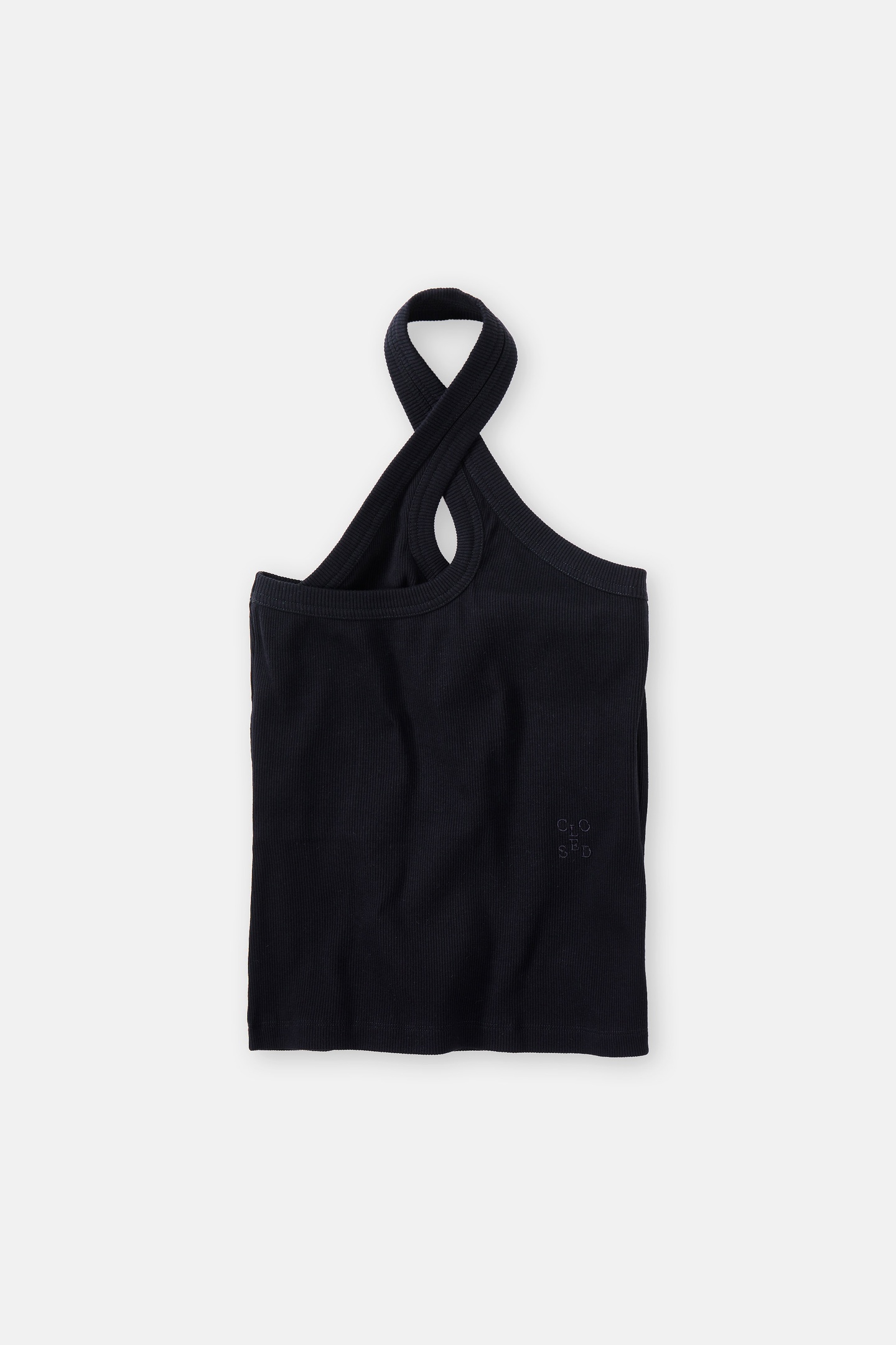 HALTER NECK TOP T-SHIRTS BLACK 5