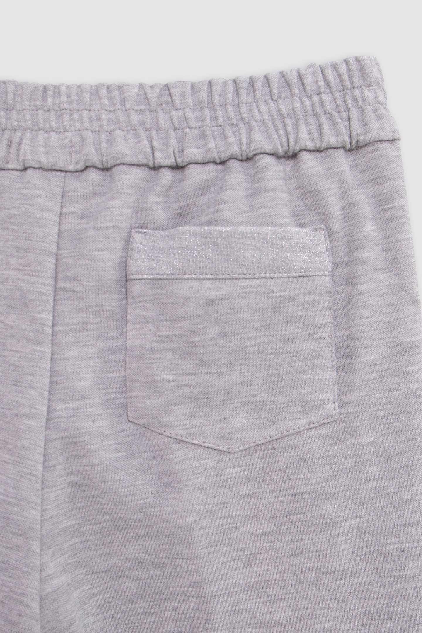 GIRL'S GREY ZIPPED CUFF WIDE-LEG JOGGERS, FIXED SEAMS 6