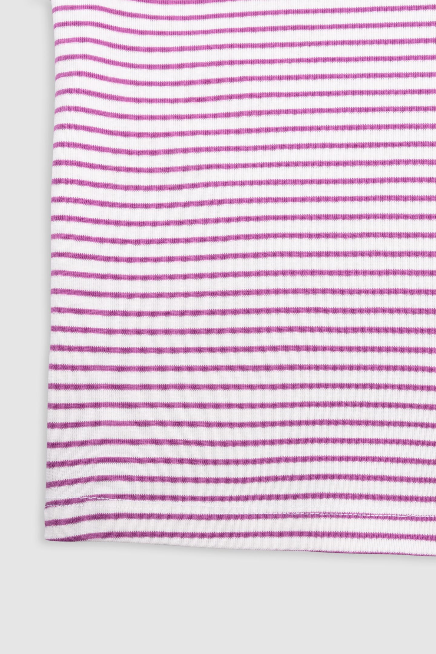WHITE T-SHIRT WITH LIGHT PURPLE STRIPES 4