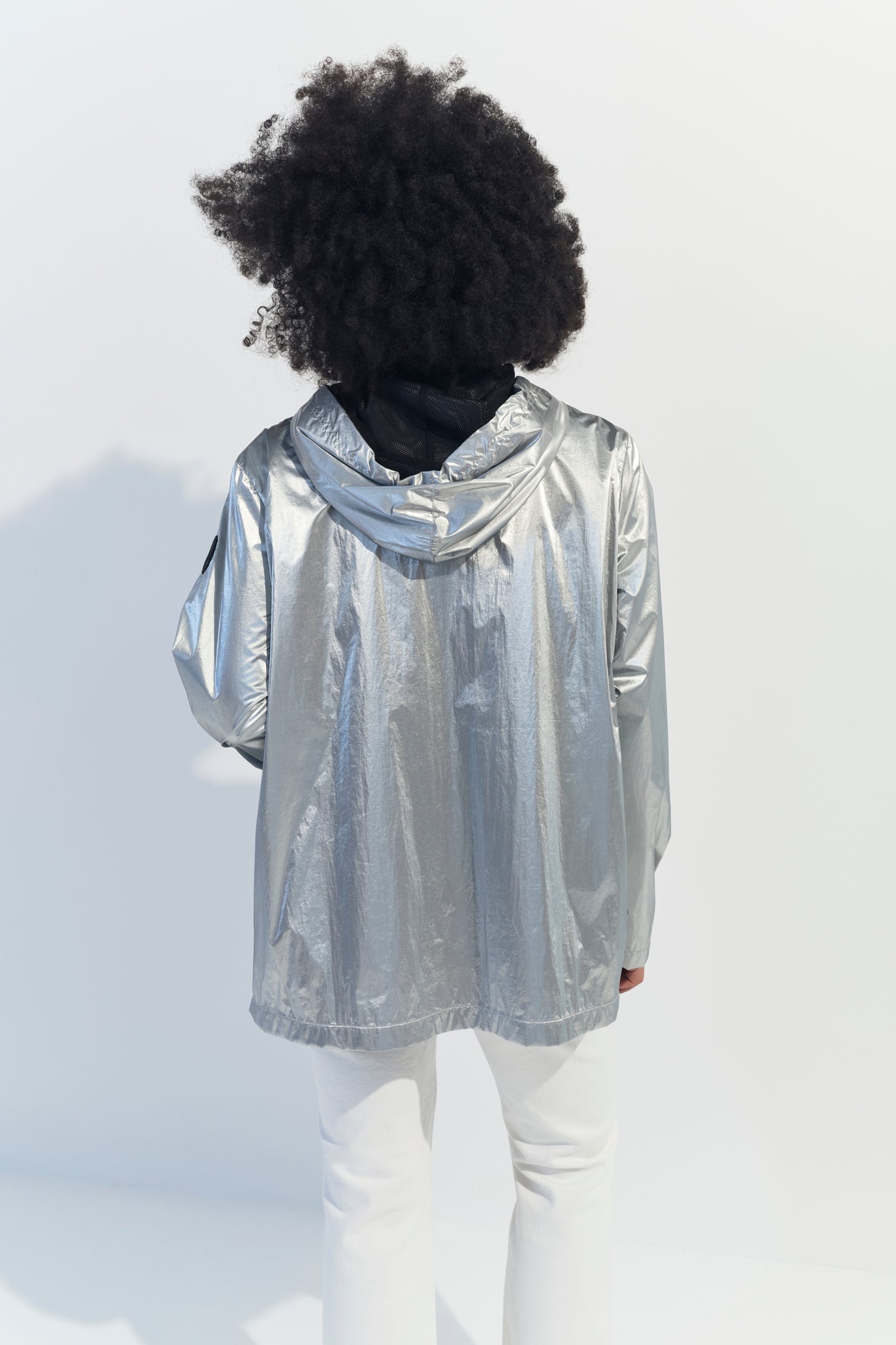 DUARTE - SILVER HOODED PARKA 4