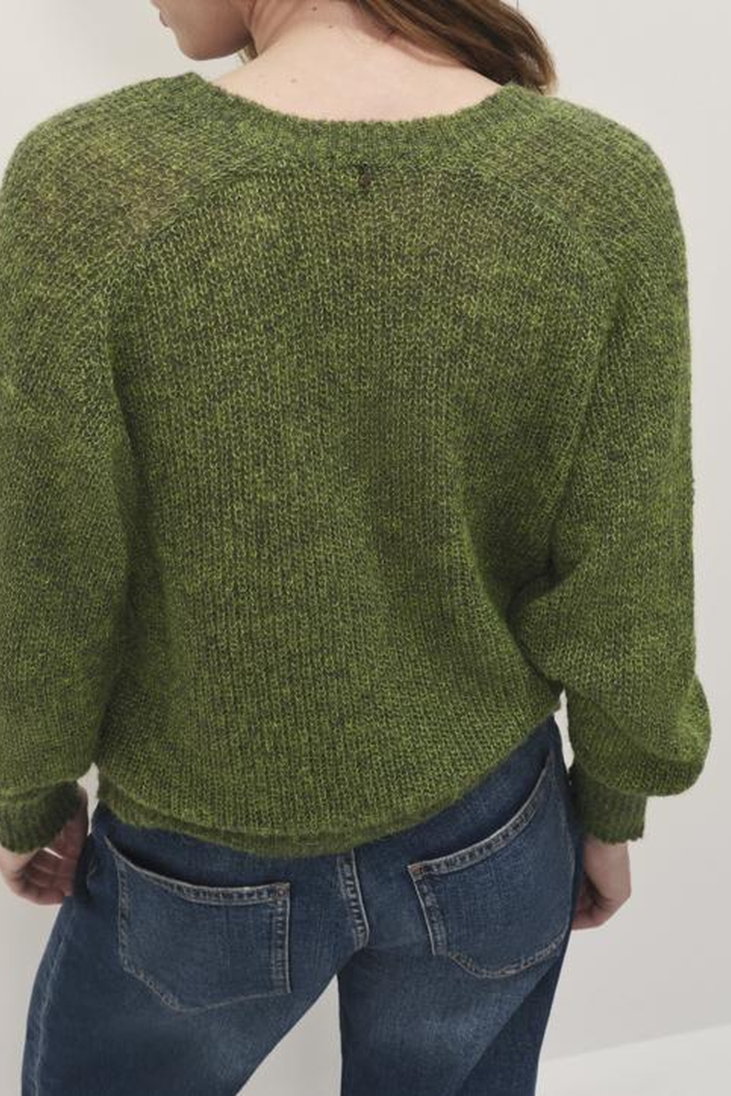 TASHA - FANCY KNIT OLIVE SWEATER 3