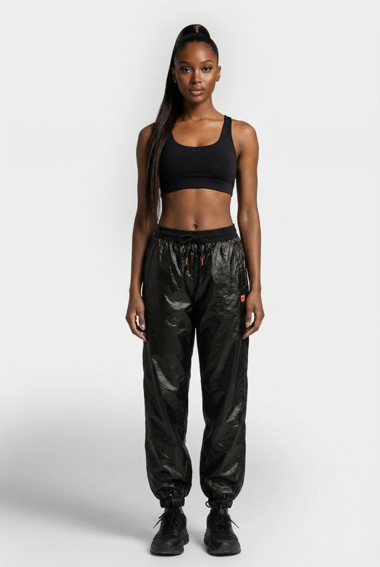 WOMEN'S ARENA 50TH BLACK PANT BLACK MULTI-WHITE-BLACK 1