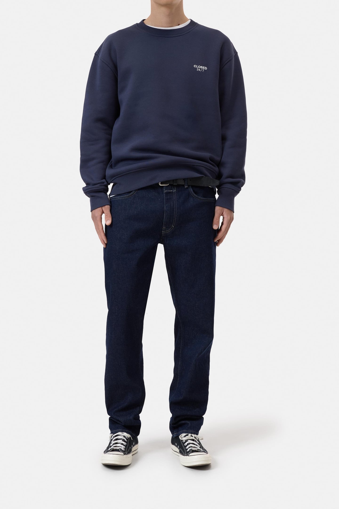 CREW SWEATSHIRT SWEATSHIRTS DARK NIGHT 1