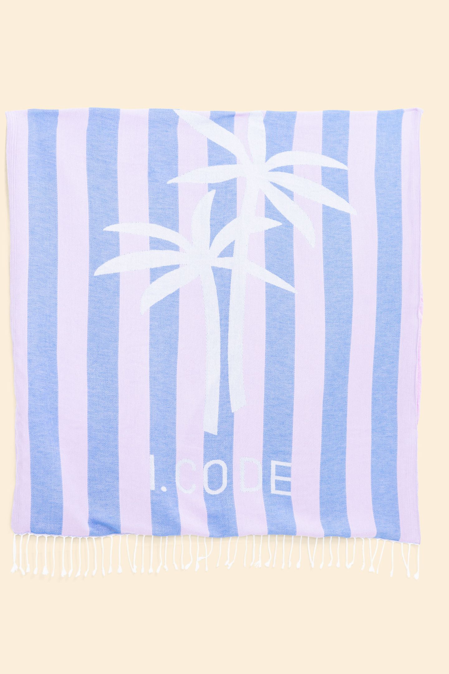 LILAC AND BLUE FOUTA INDIGO 1
