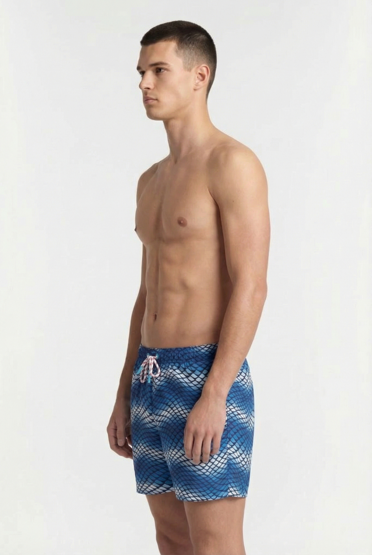 MEN'S ARENA WATER PRINTS BEACH BOXER AO BLUE LAKE-MULTI 3