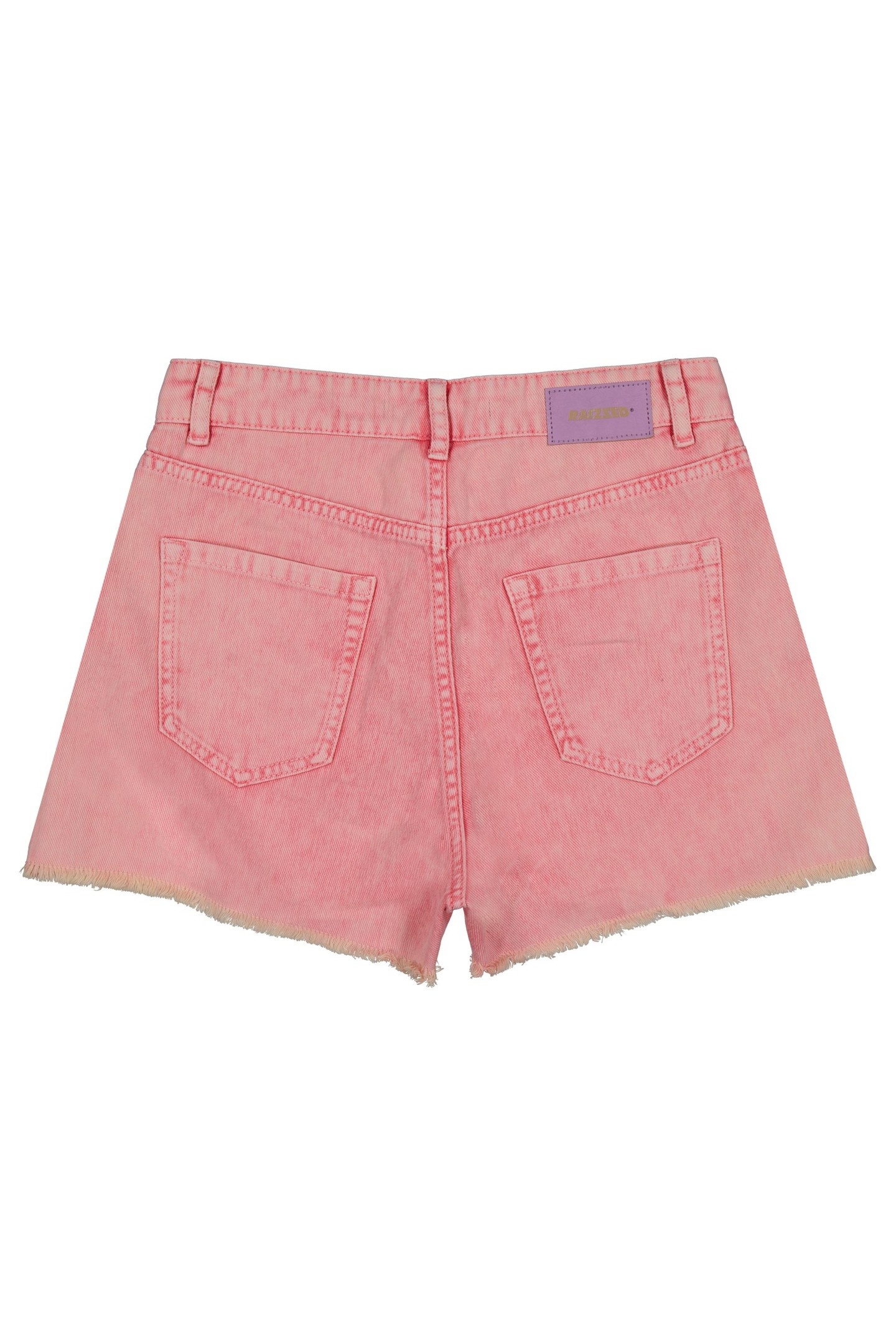SEA COLOR SHORT JEANS VINTAGE PINK 6