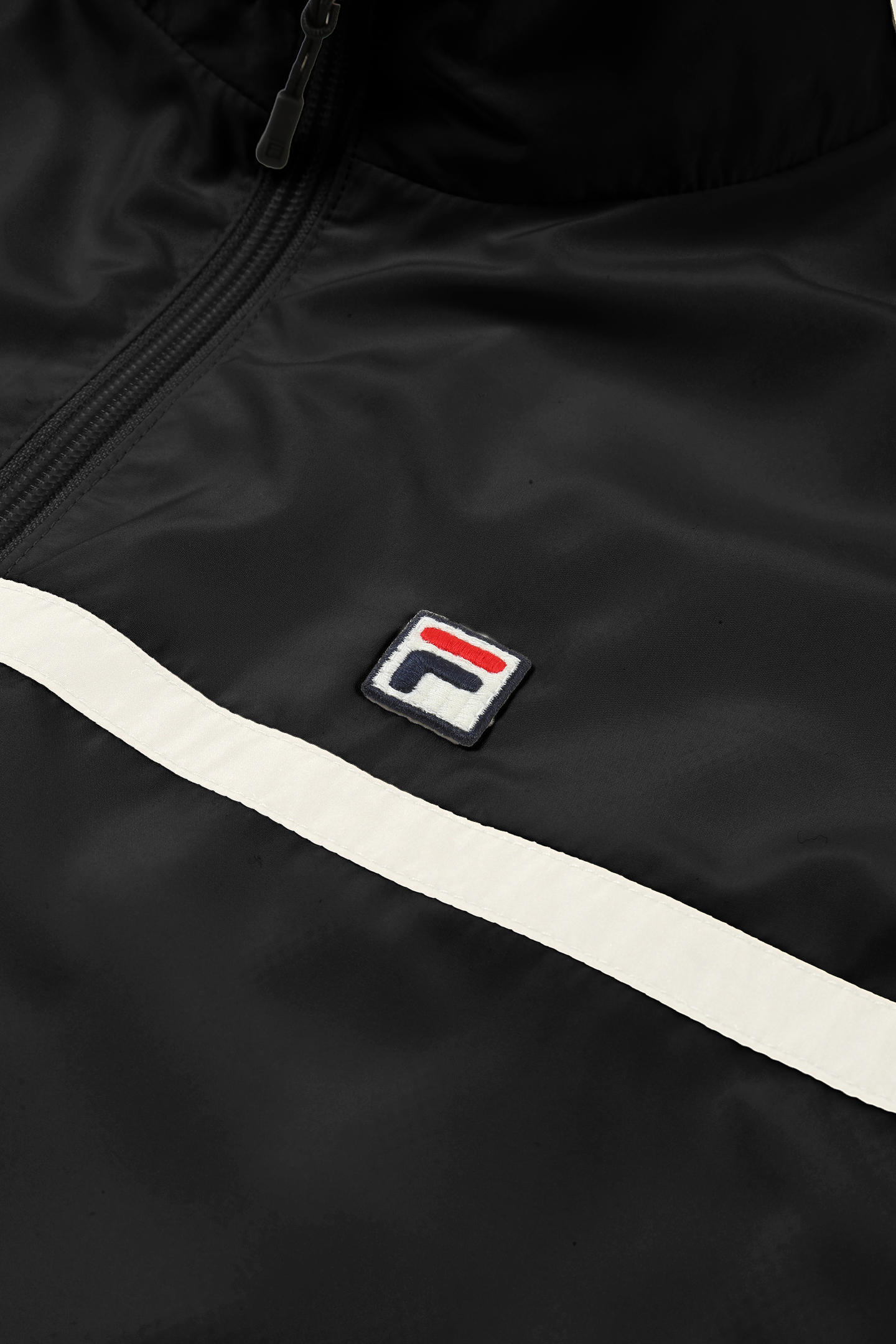 SAN SIRO OVERSIZED WOVEN TRACK JACKET BLACK 7