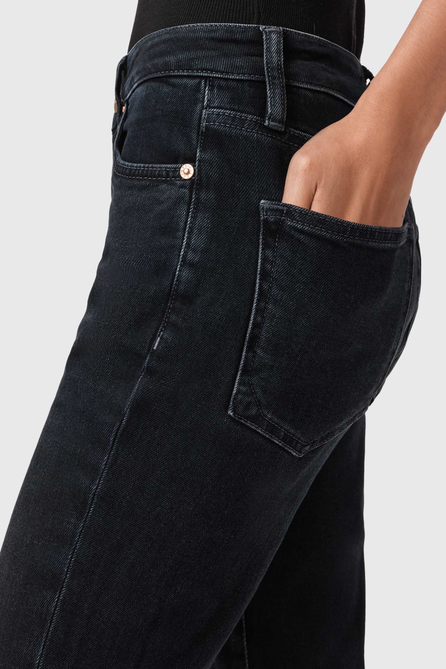 MAISIE FLARE JEAN BLUE BLACK 7