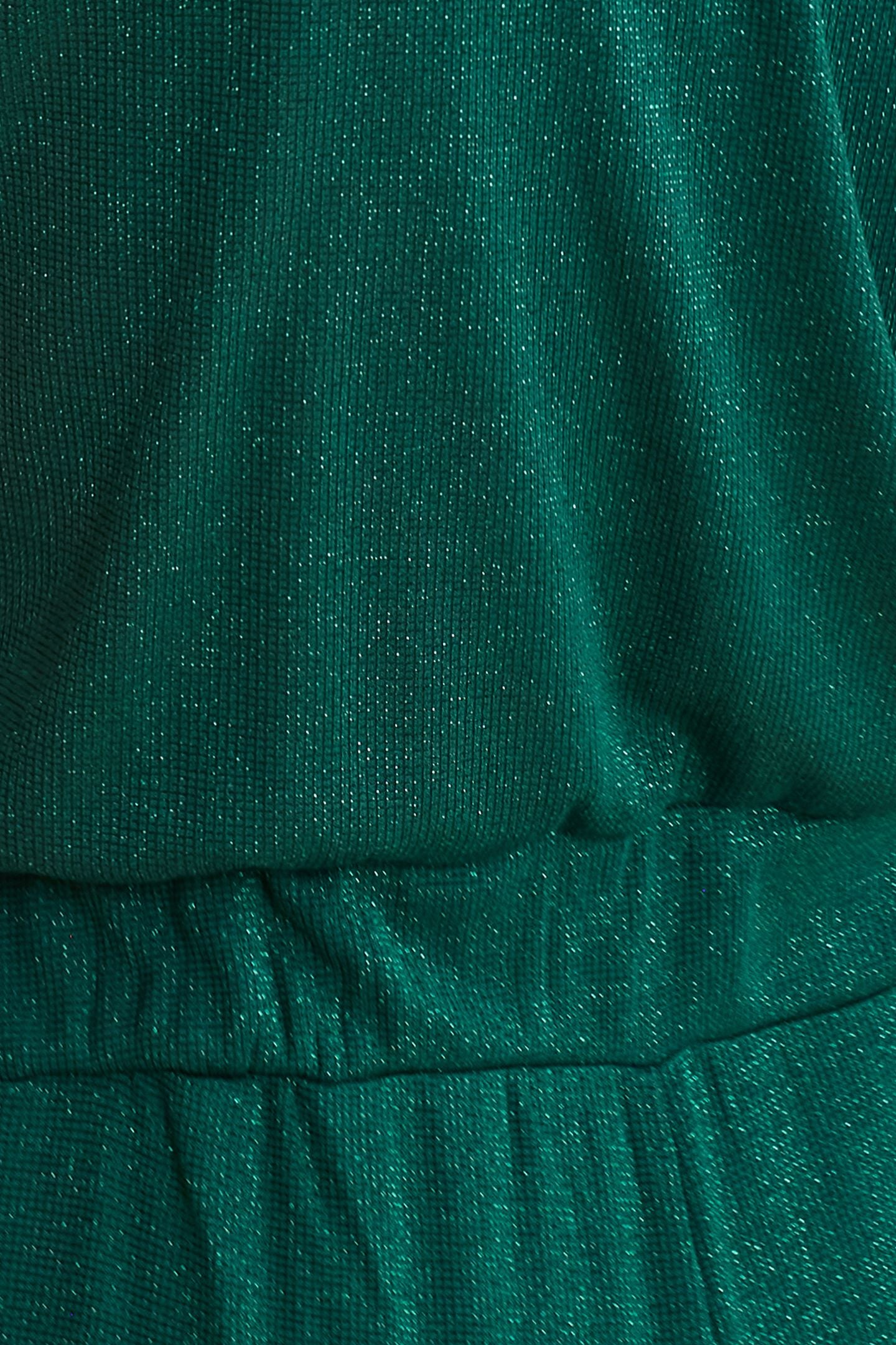 GREEN LUREX WAFFLE JUMPSUIT GREEN 5