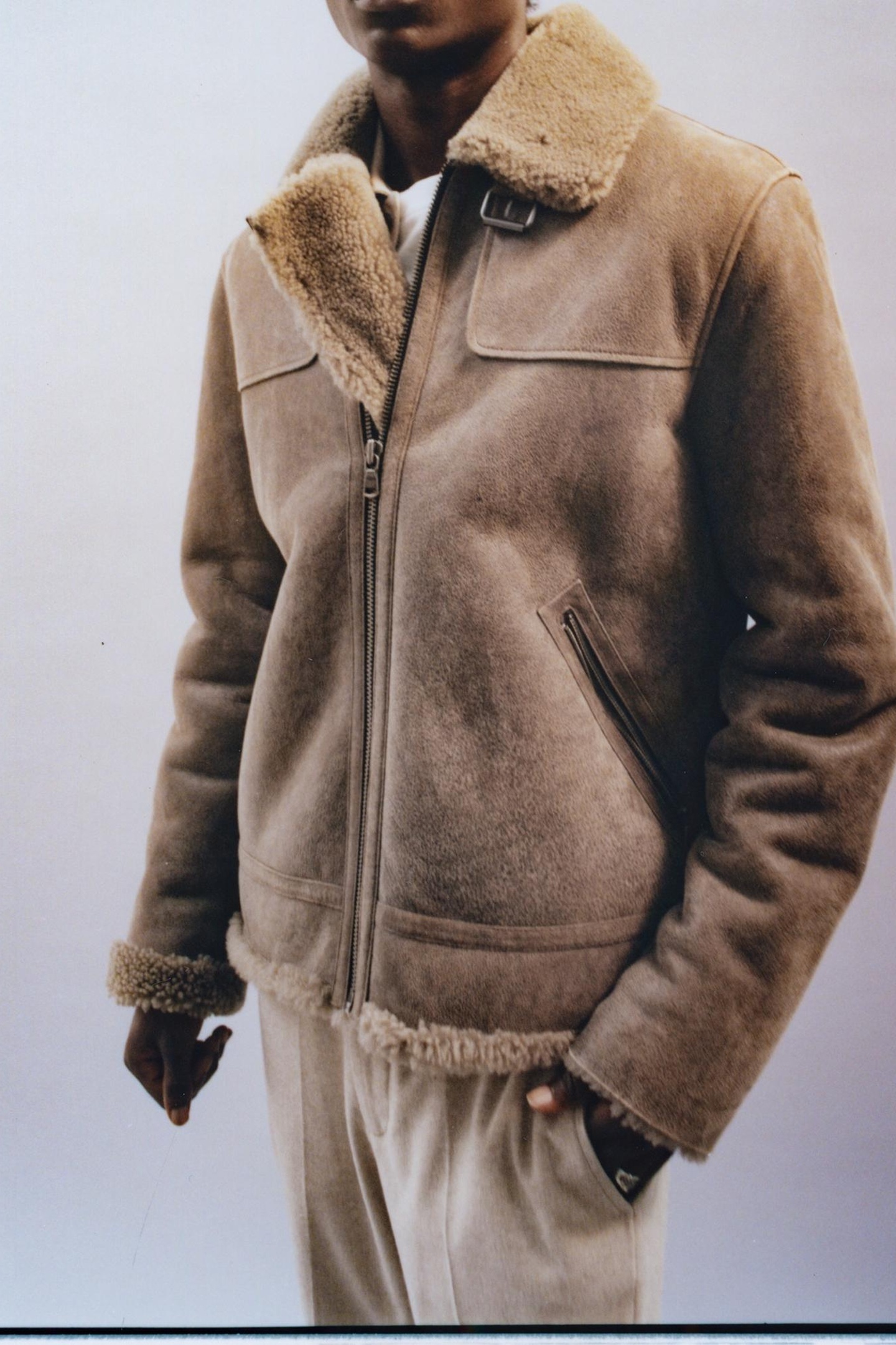 LWG-CERTIFIED RAW LEATHER BOMBER JACKET 9