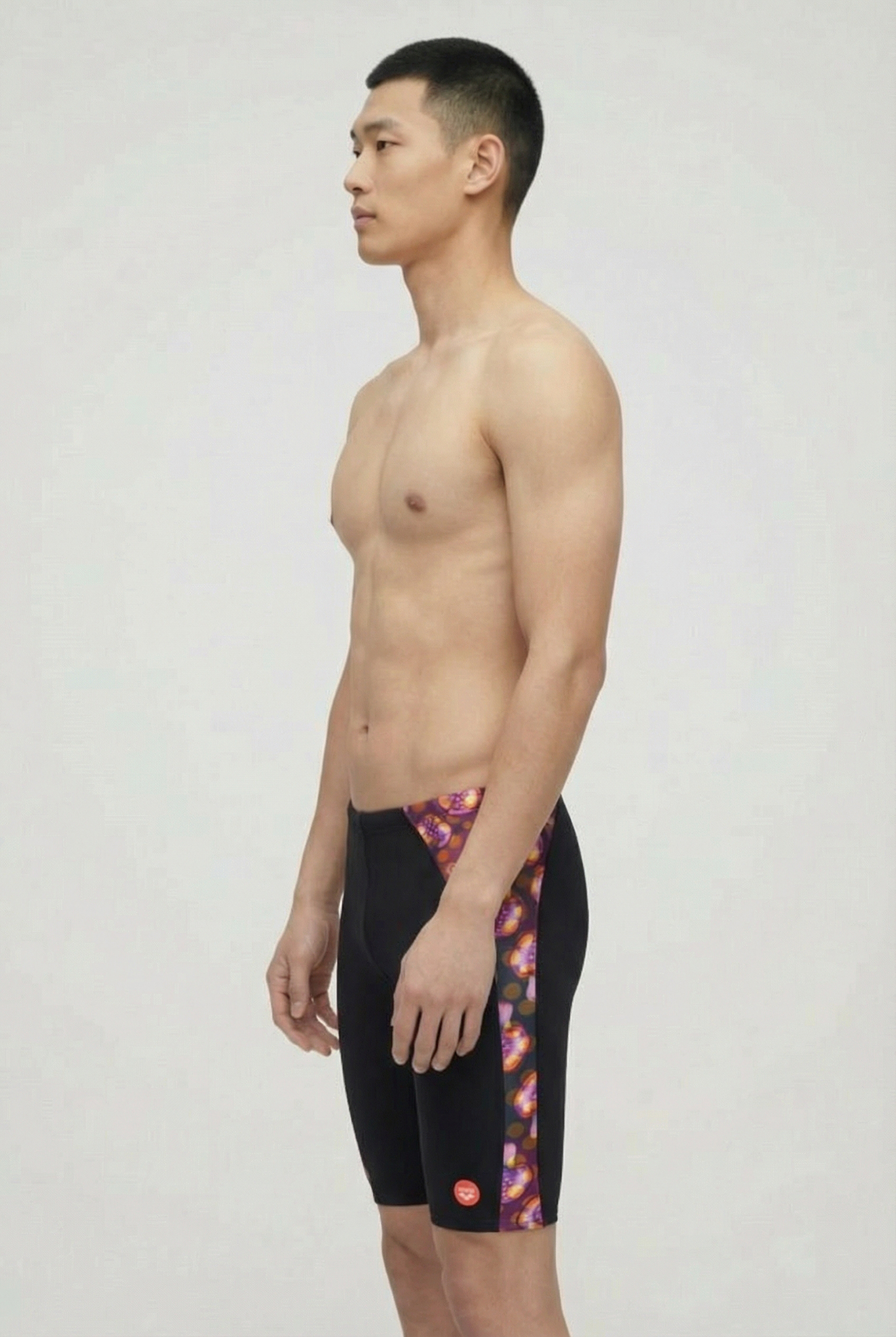 MEN'S CRAZY ARENA SWIM JAMMER ALLOVER PA BLACK MULTI 3