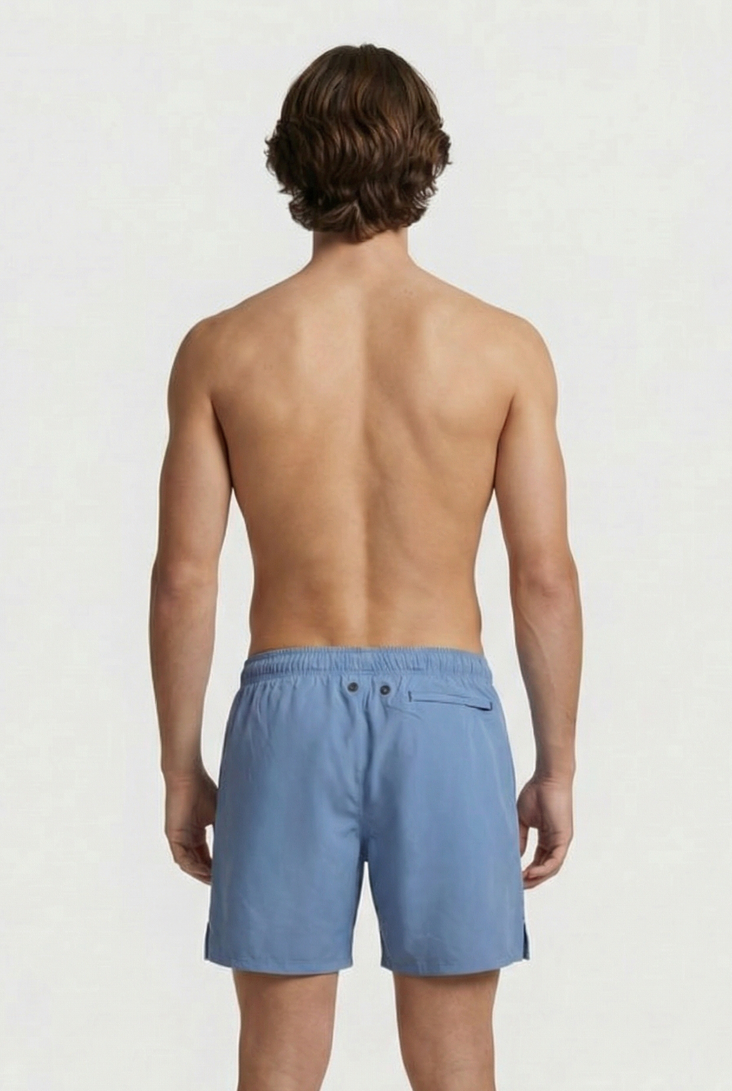 MEN'S ARENA EVO BEACH BOXER LOGO GREY BLUE 2