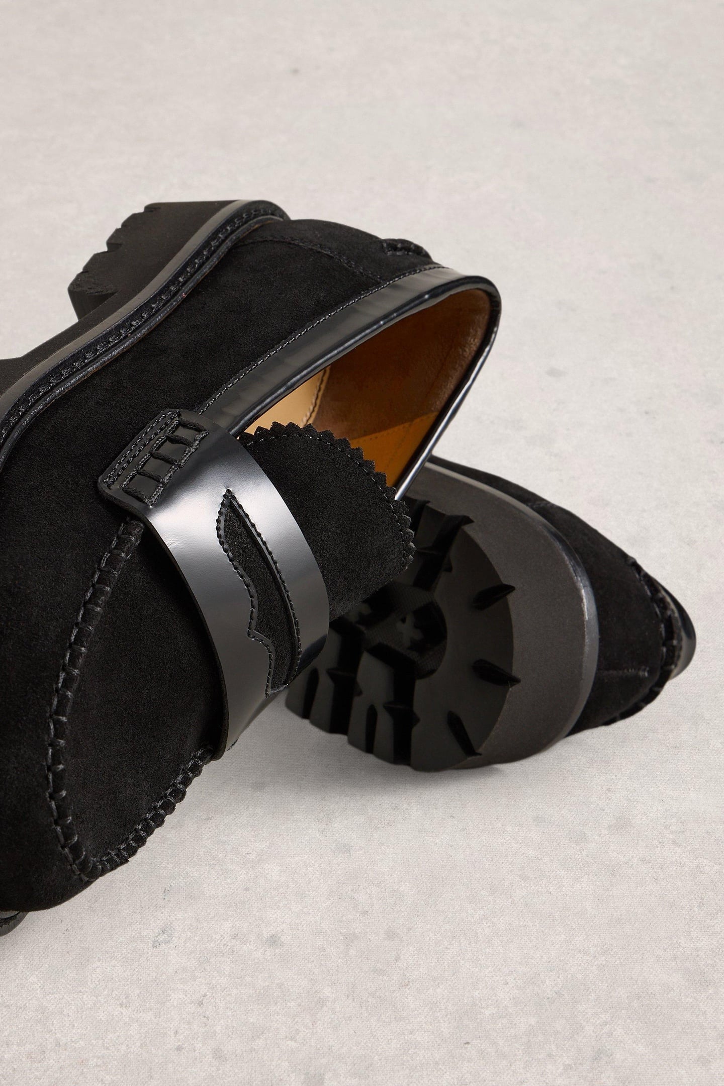 LAURA CHUNKY LOAFER PURE BLACK 3