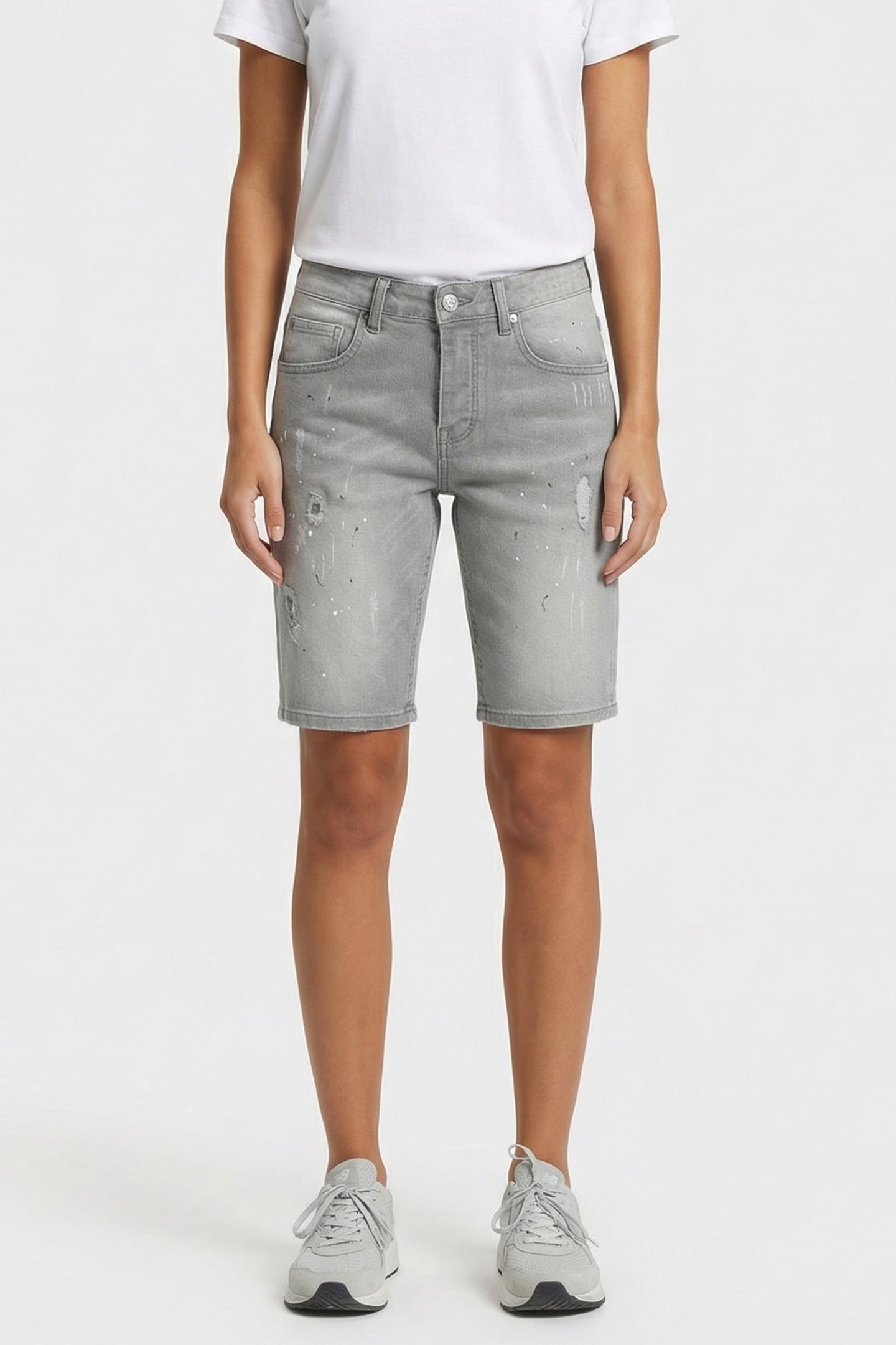 CREST JEANS LIGHT GREY STONE 1
