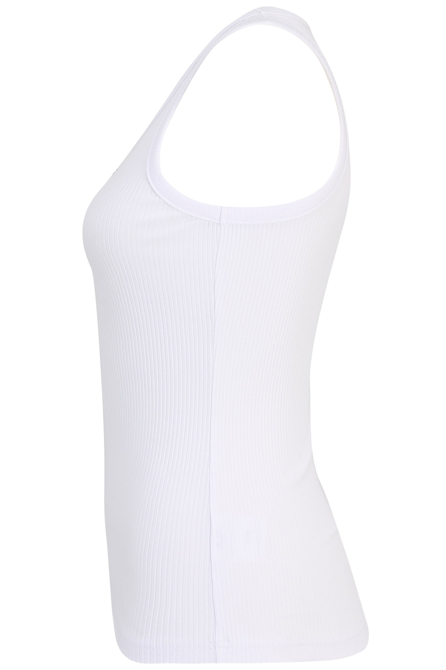 LES RIBBED TANK TOP BRIGHT WHITE 4