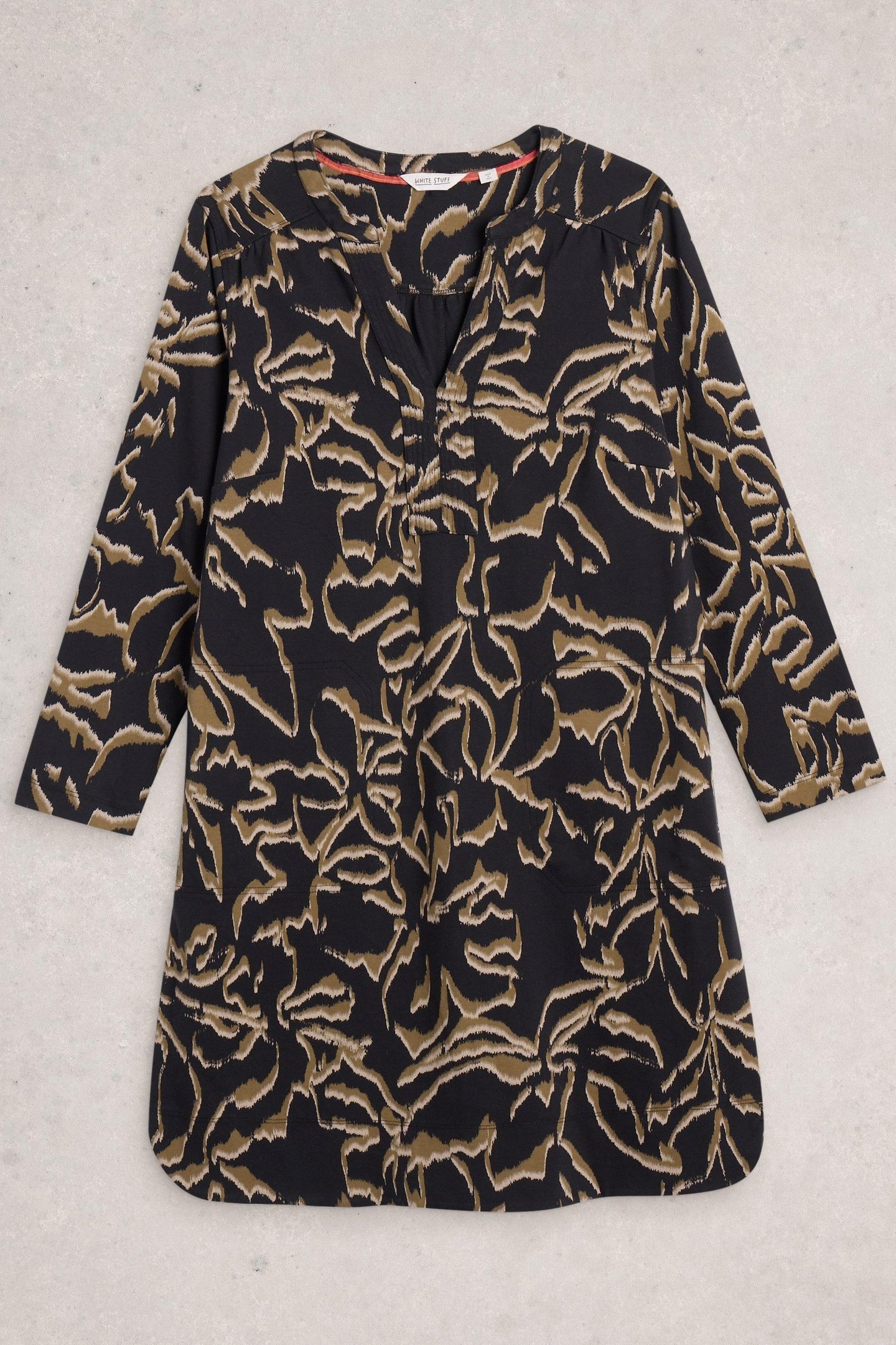 JUNE DRESS BLACK MULTI 4