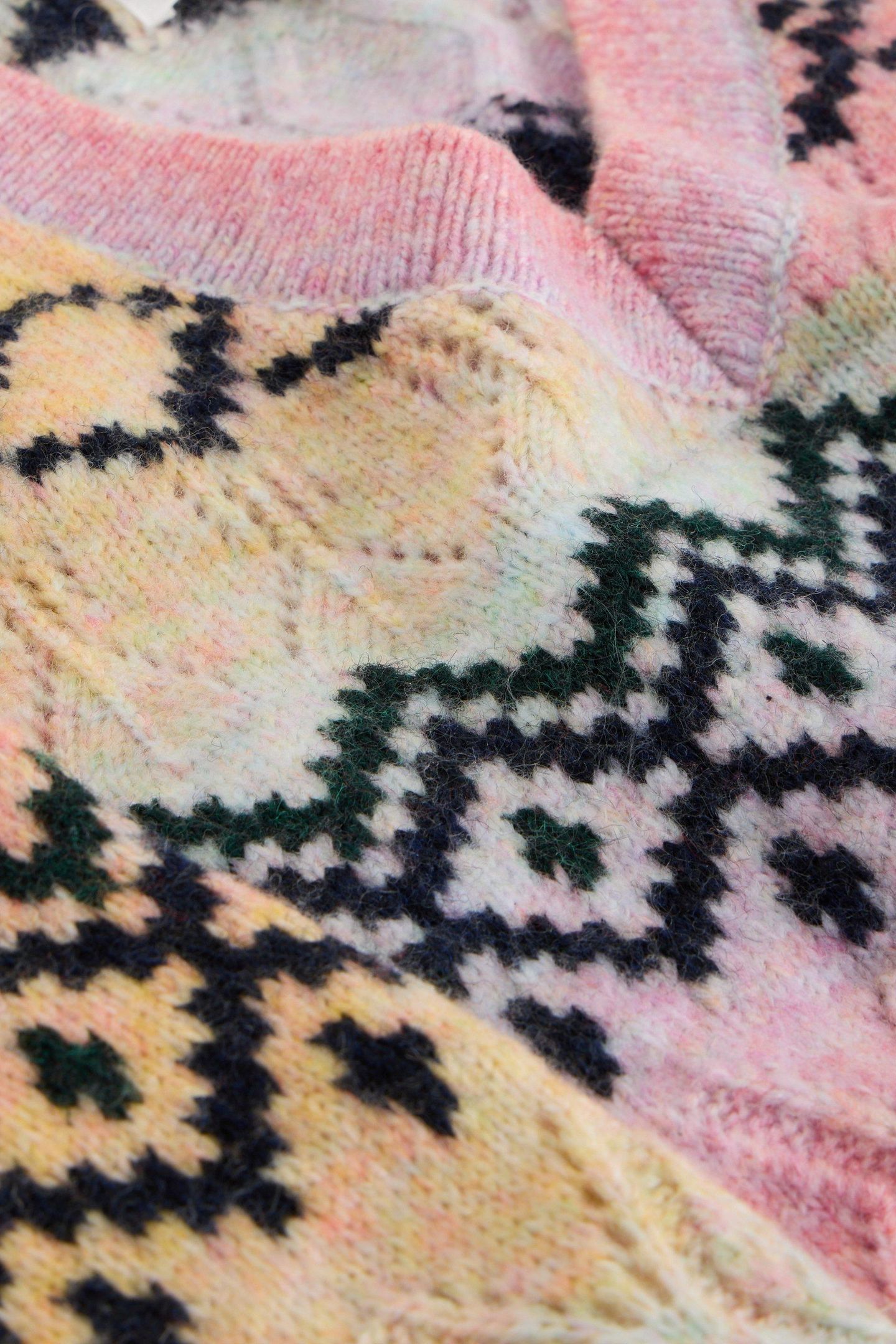 SPACEDYE POINTELLE JUMPER PINK MULTI 4