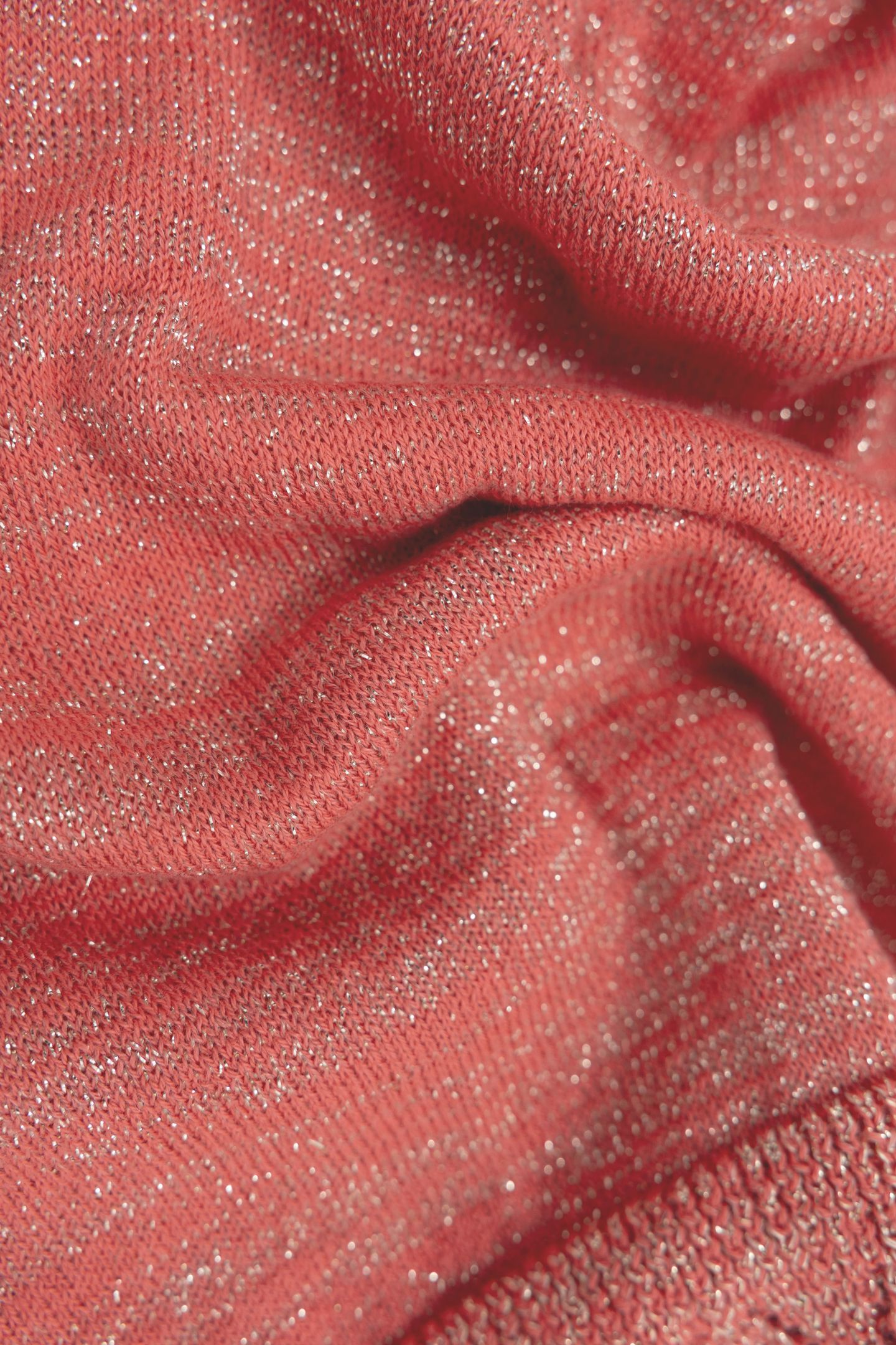 PINK GLITTERY KNIT STRAPPY TOP CURRANT 7