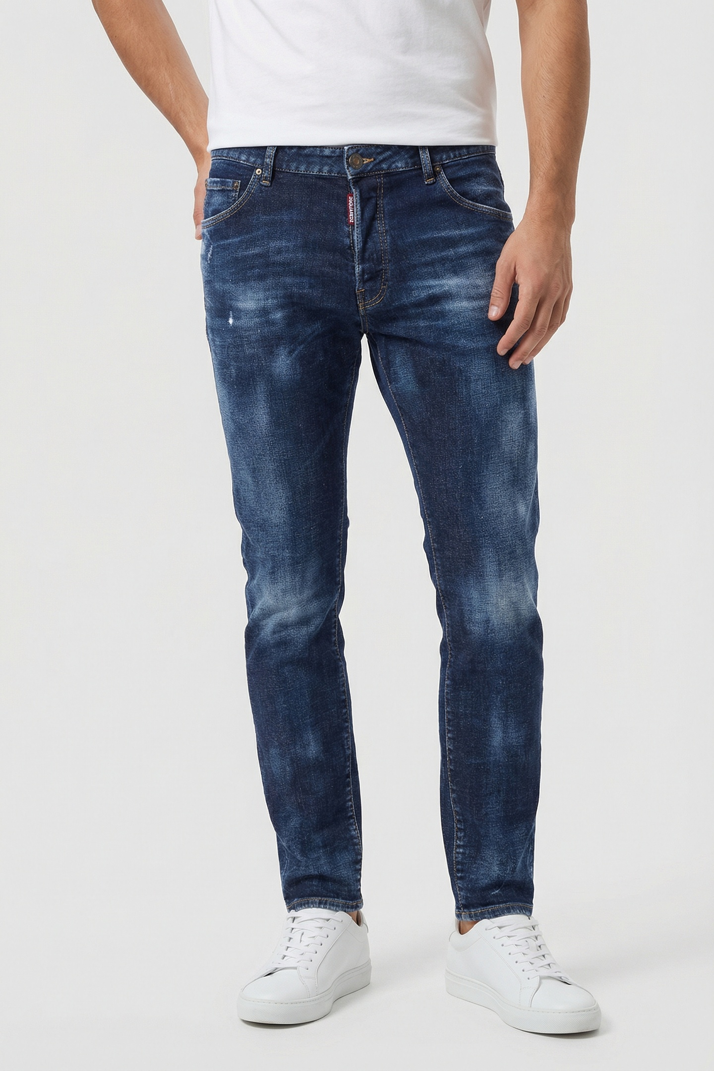 Dsquared2 Jeans 5 Pockets Blue Maat: 44 | Slim Jeans Outlet | Heren | Blauw