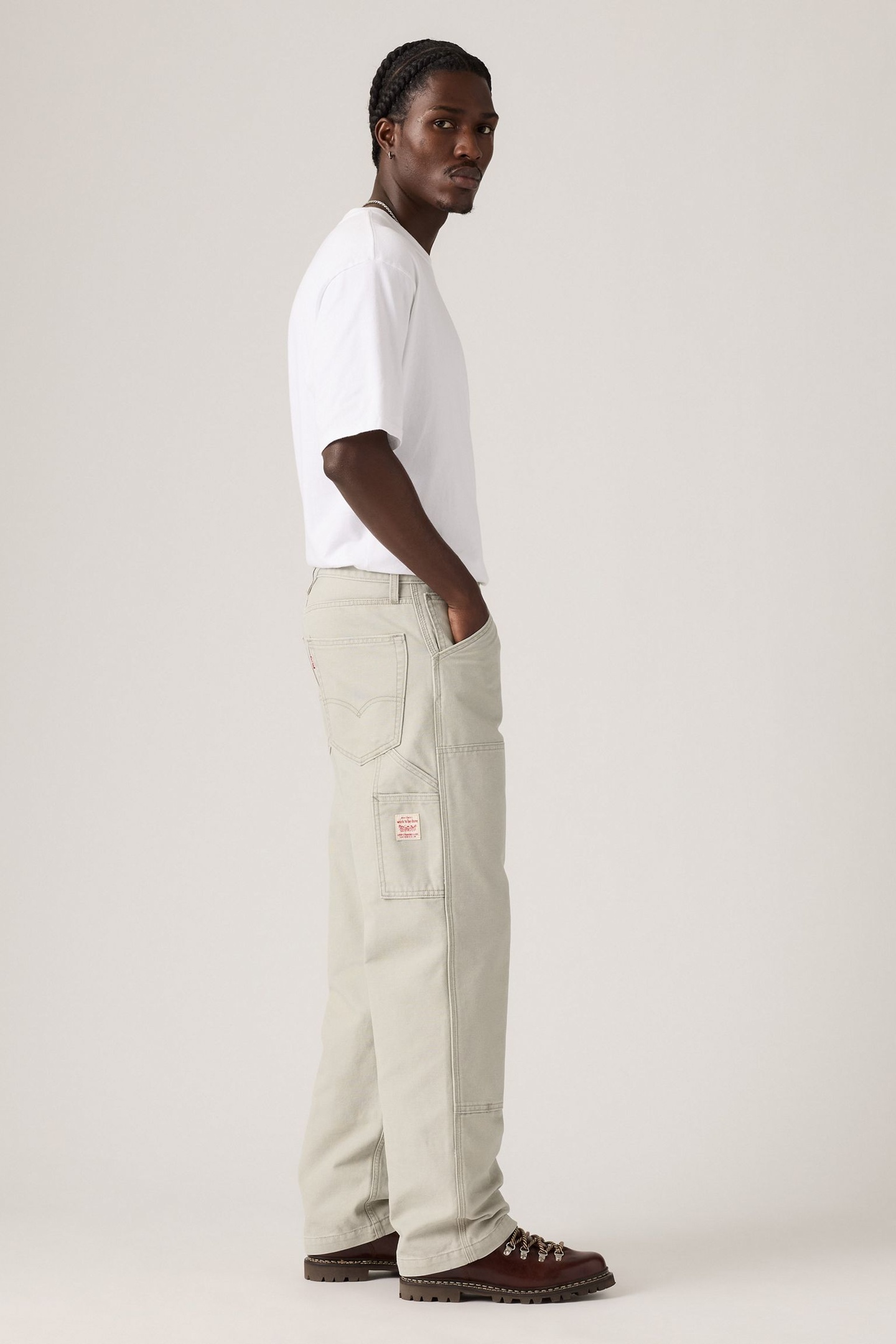 568 LOOSE STRT DBL KNEE CLAY LONDON FOG 4