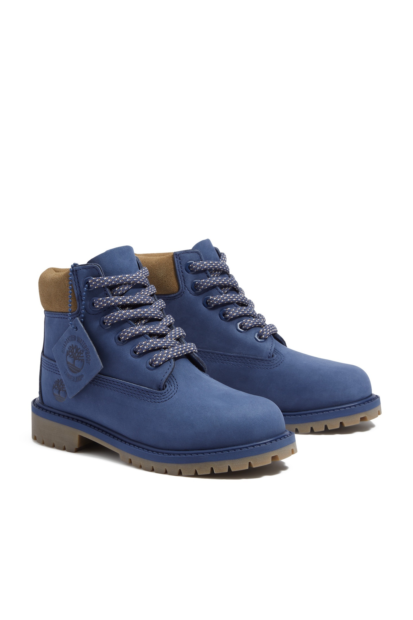 UNISEX PREMIUM 6 INCH LACE UP WATERPROOF BOOT DARK BLUE 8