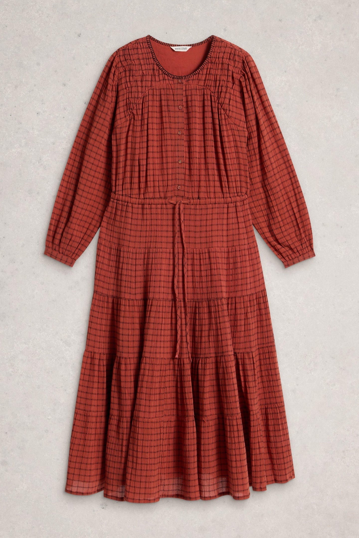 TASHA MIDI DRESS MID RED 3