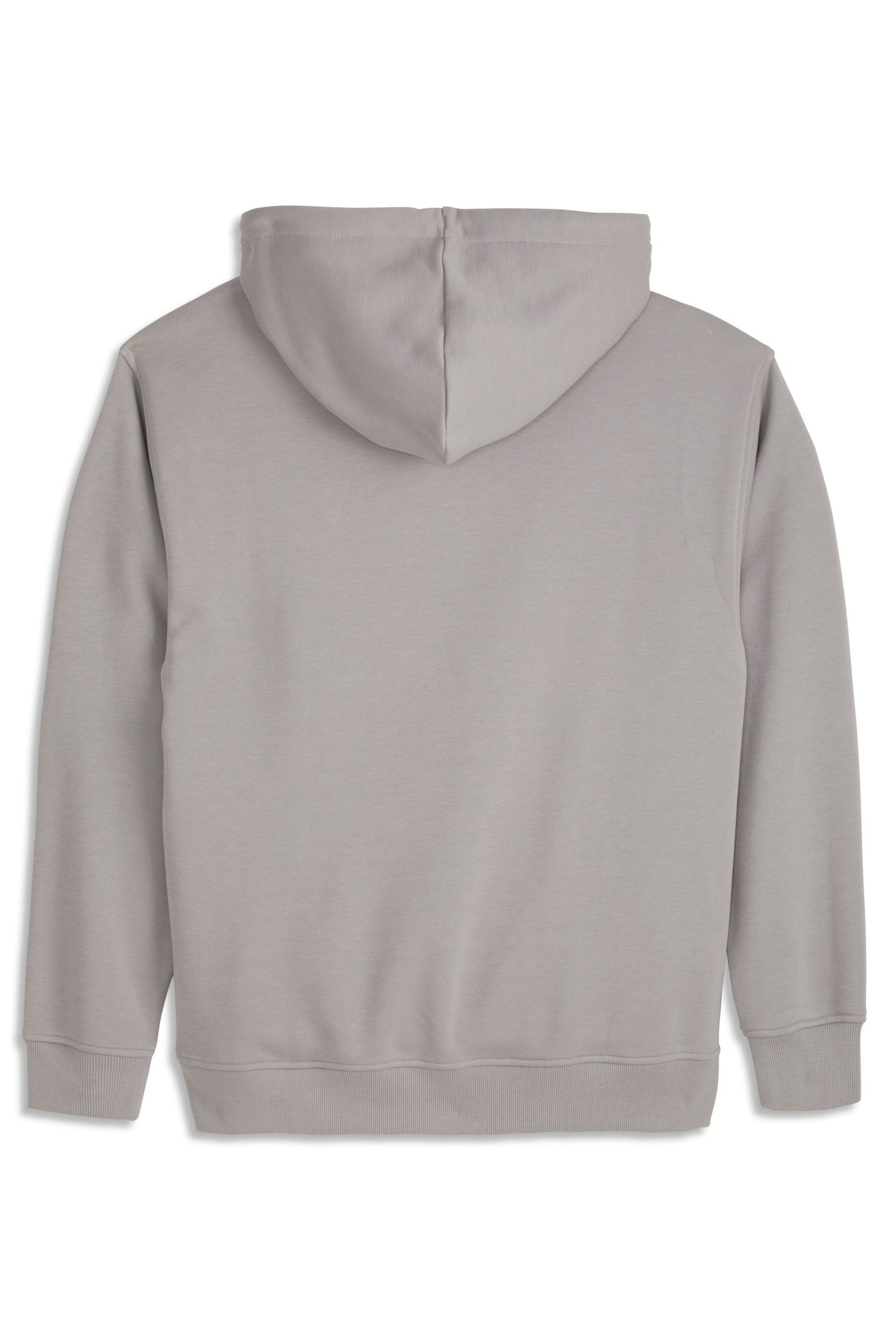 RELAXED FIT FLEECE GRAPHIC HOODIE GREY/PURPLE 2