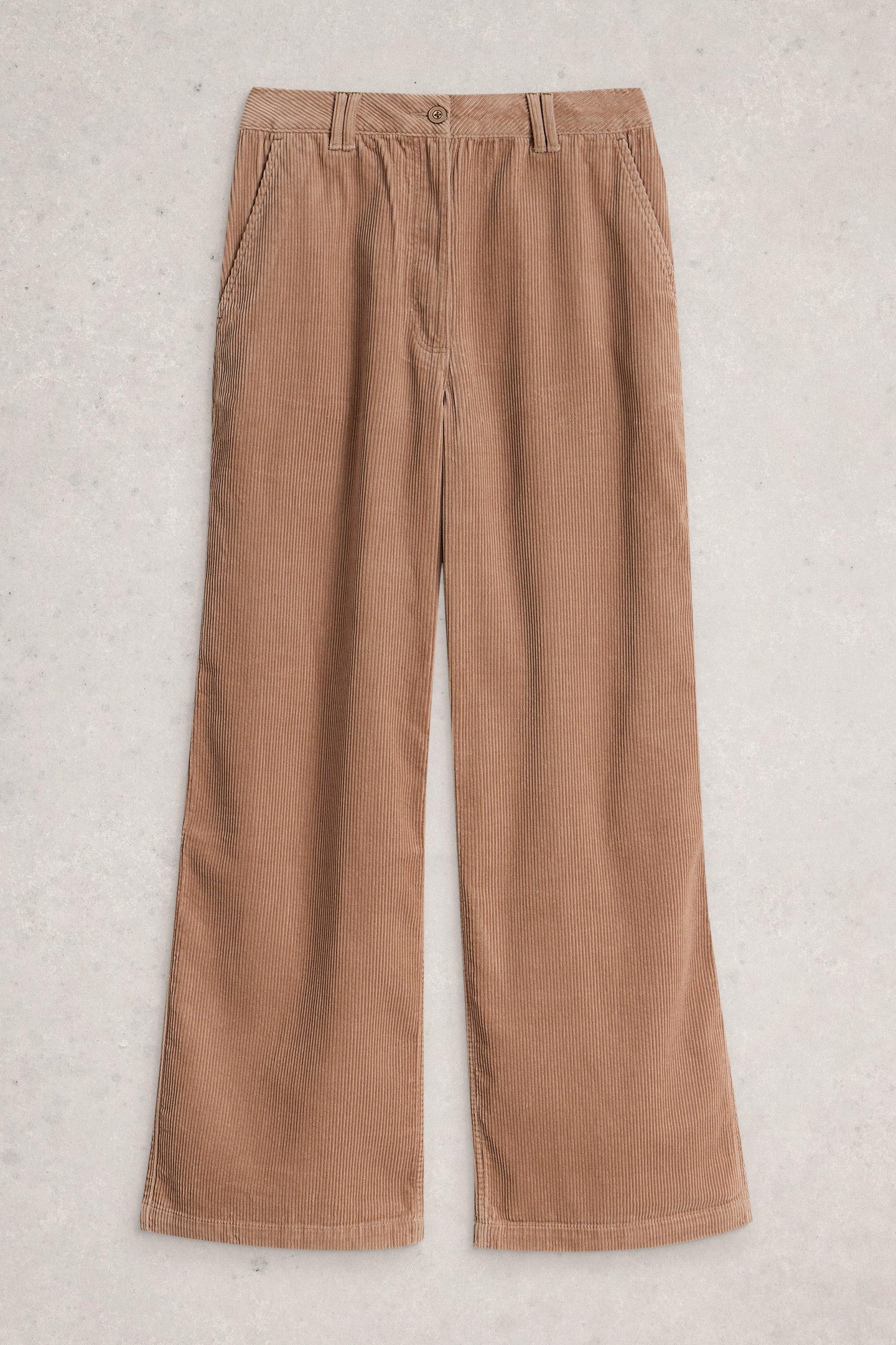 BELLE CORD WIDE LEG TROUSER LIGHT NATURAL 3