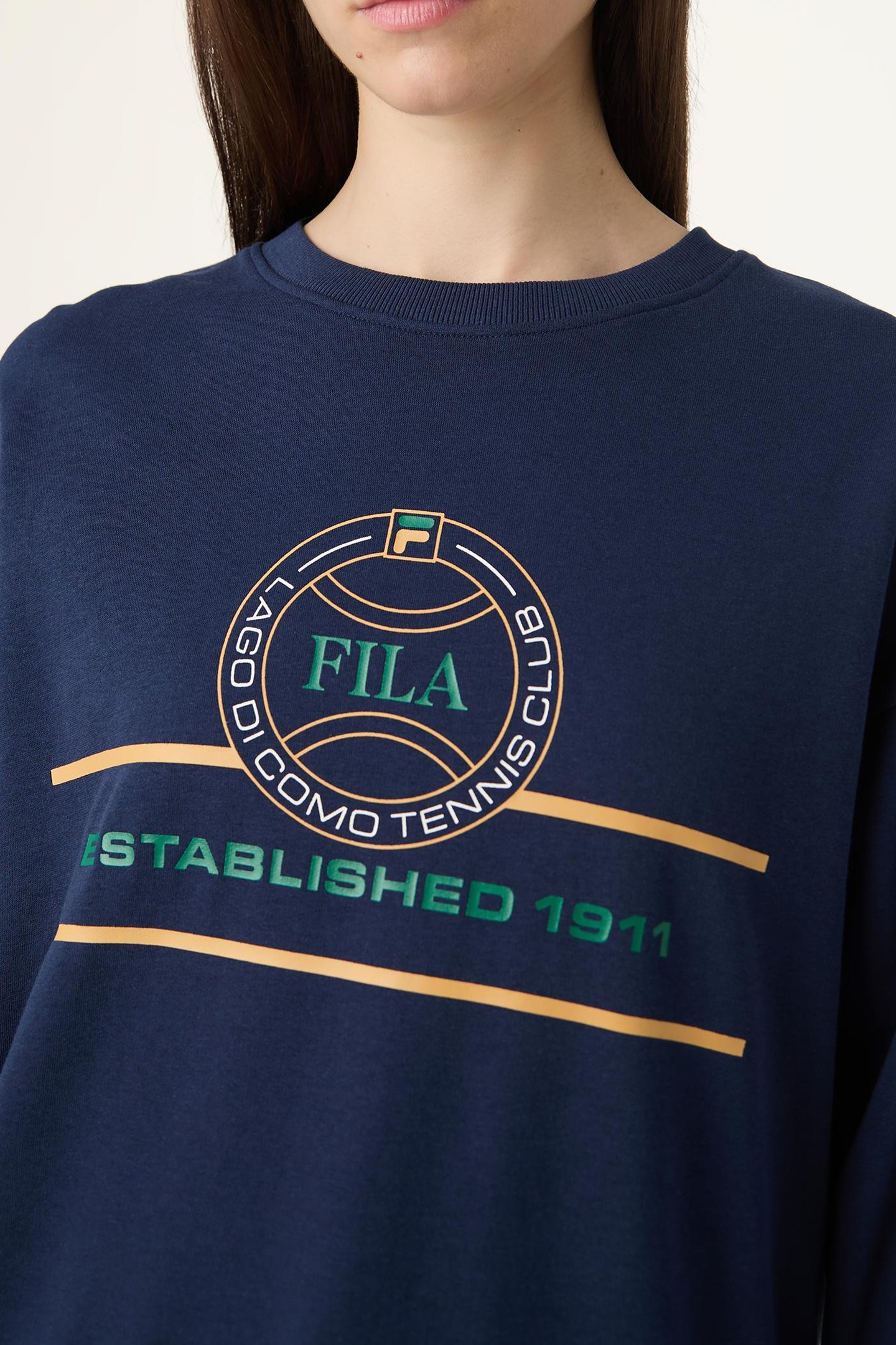 PARELLA RELAXED GRAPHIC CREWNECK SWEATSHIRT BLACK IRIS 6