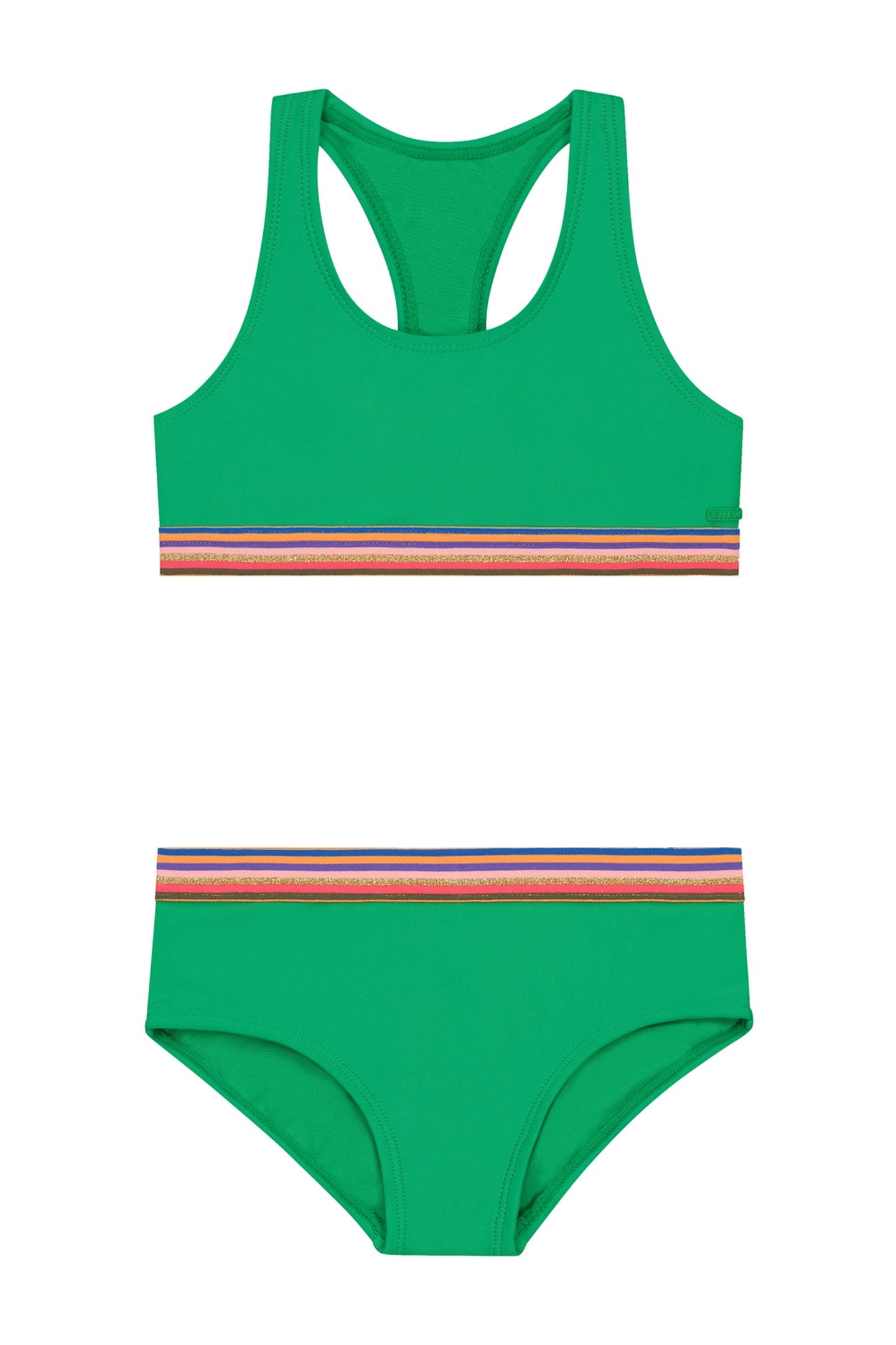 GIRLS CHARLIE BIKINI SET TROPIC GREEN 1