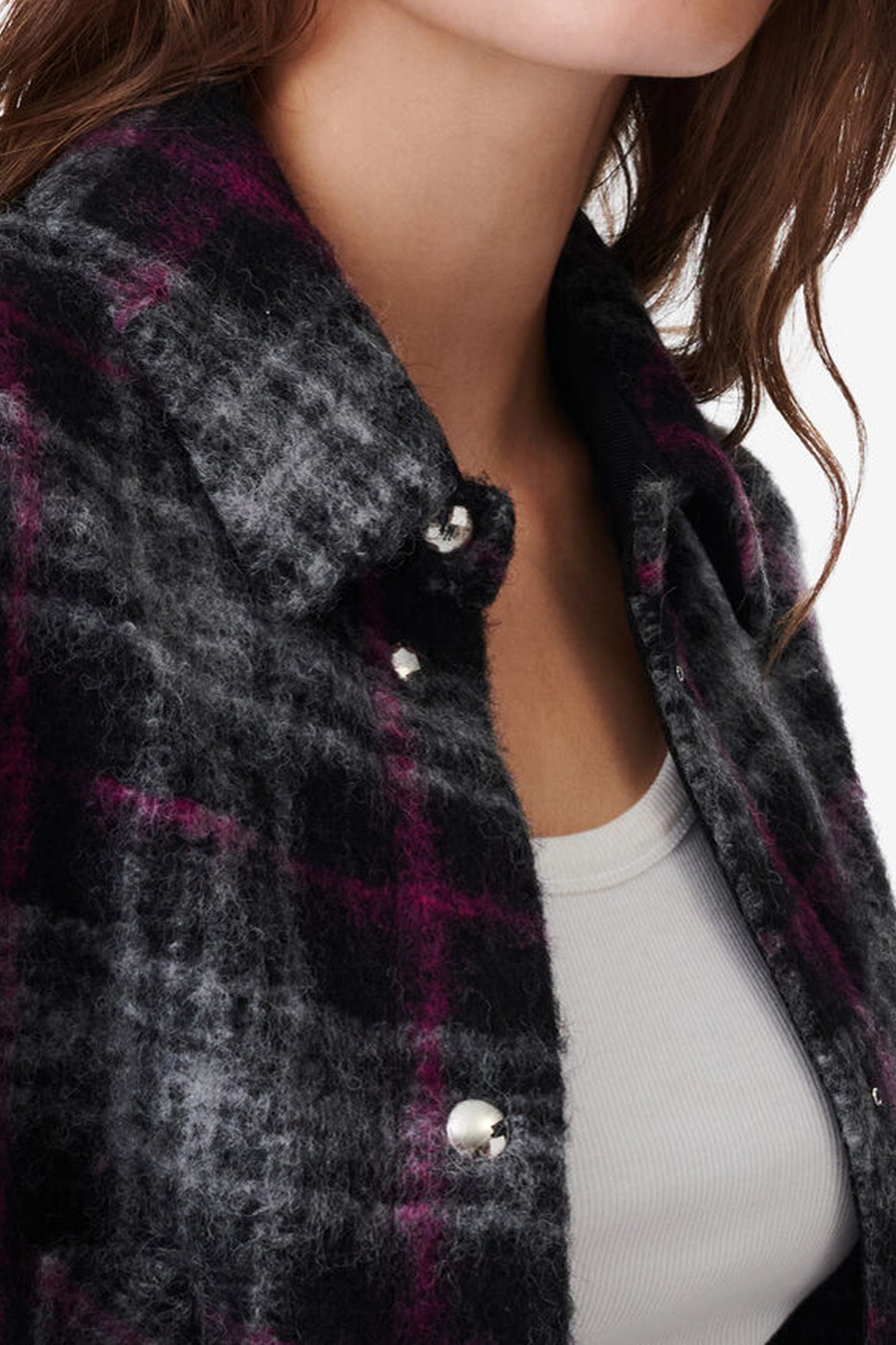 TERESA OVERSHIRT BLACK/FUSHIA 6