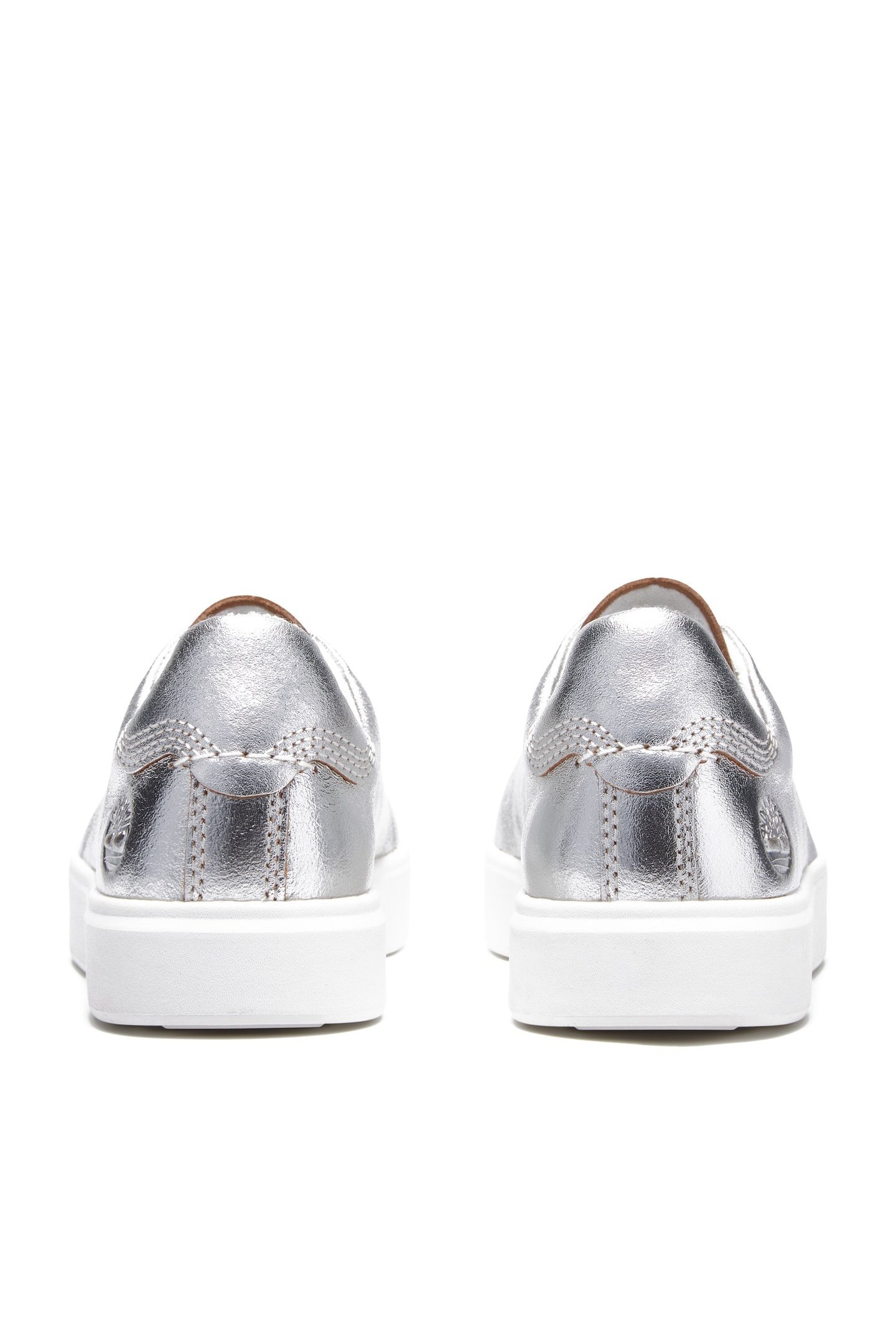 EMERSON STREET LOW LACE UP SNEAKER SILVER METALLIC 7