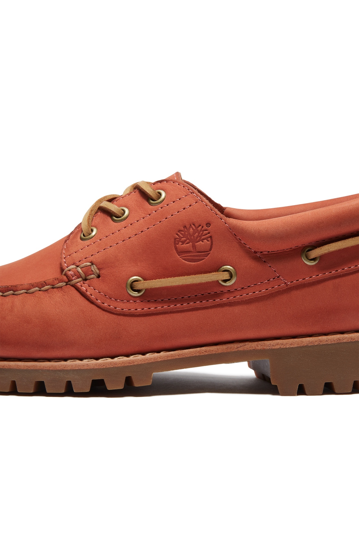 AUTHENTIC BOAT SHOE MEDIUM RED NUBUCK 9