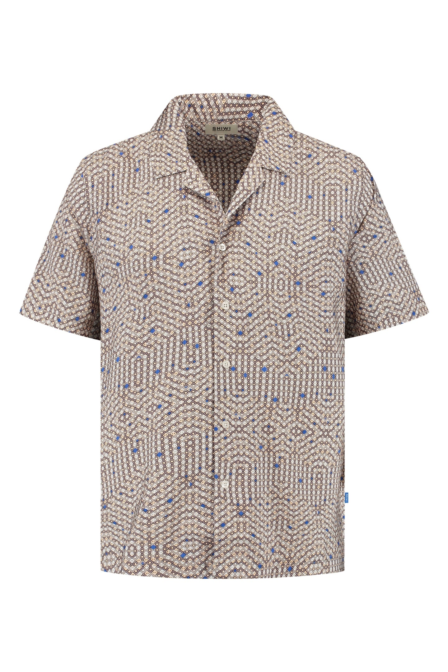 VIC SHORT SLEEVE SHIRT GEO STORM BEIGE GEO STORM 5
