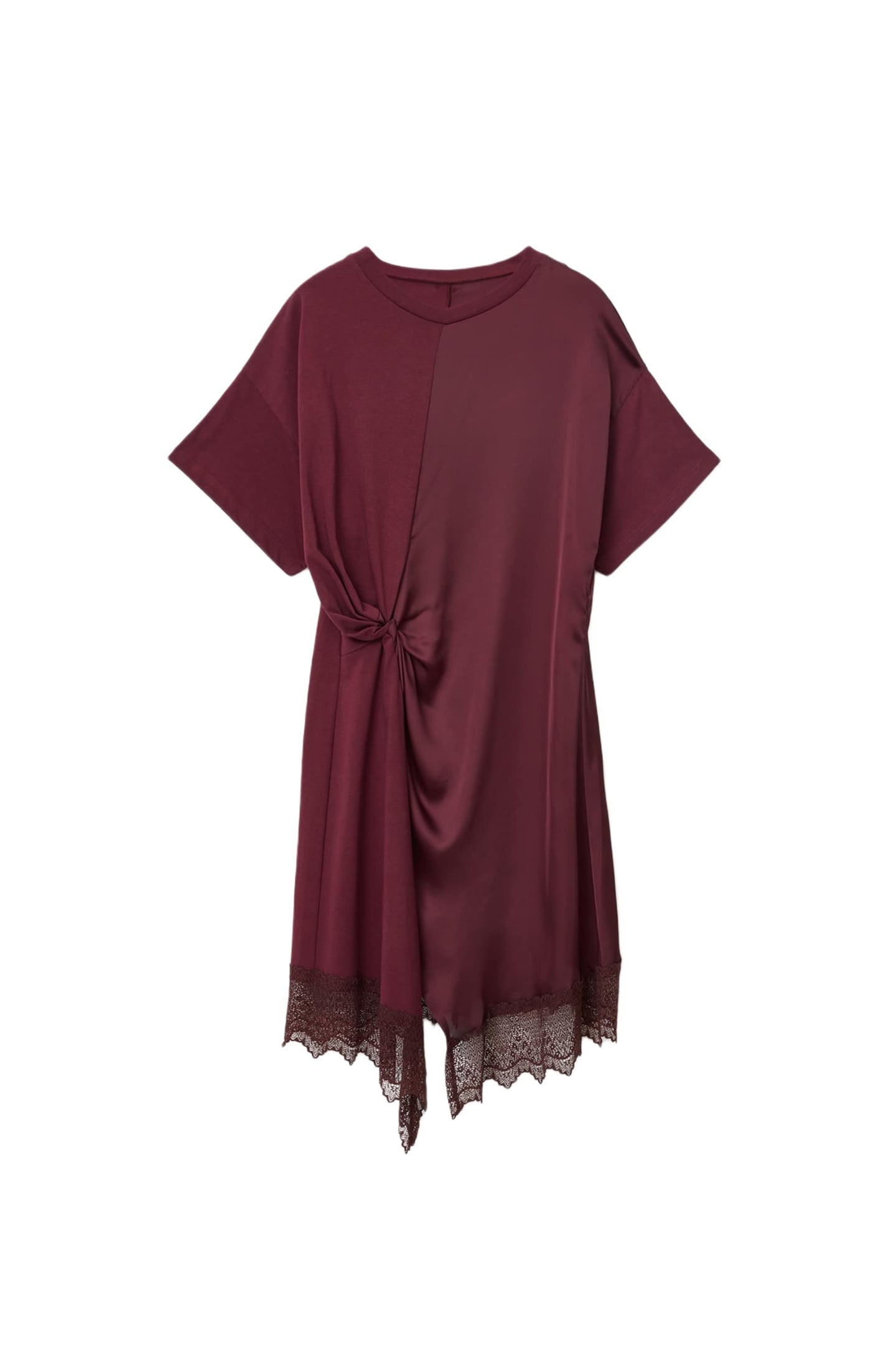 LANA LACE DRESS OXBLOOD RED 1