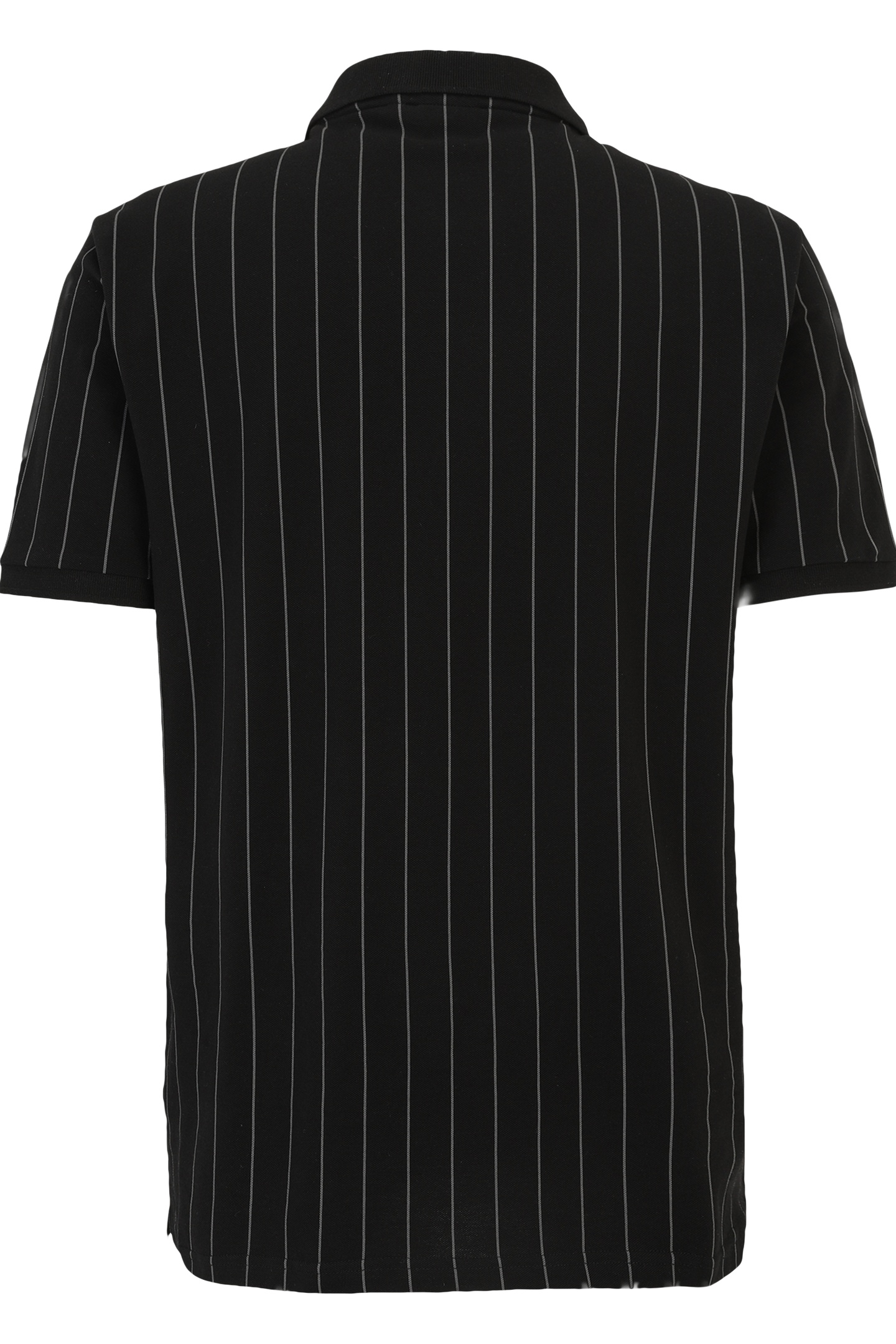 LINTER STRIPED POLO SHIRT BLACK/IRON GATE STRIPED 5