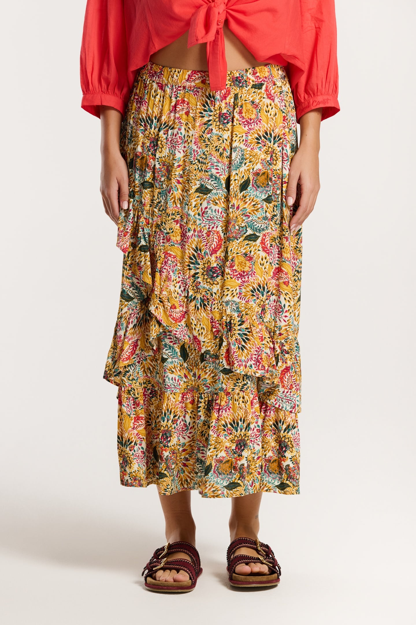 GERALDINE SKIRT PAISLEY MULTICOLOUR PAISLEY 3