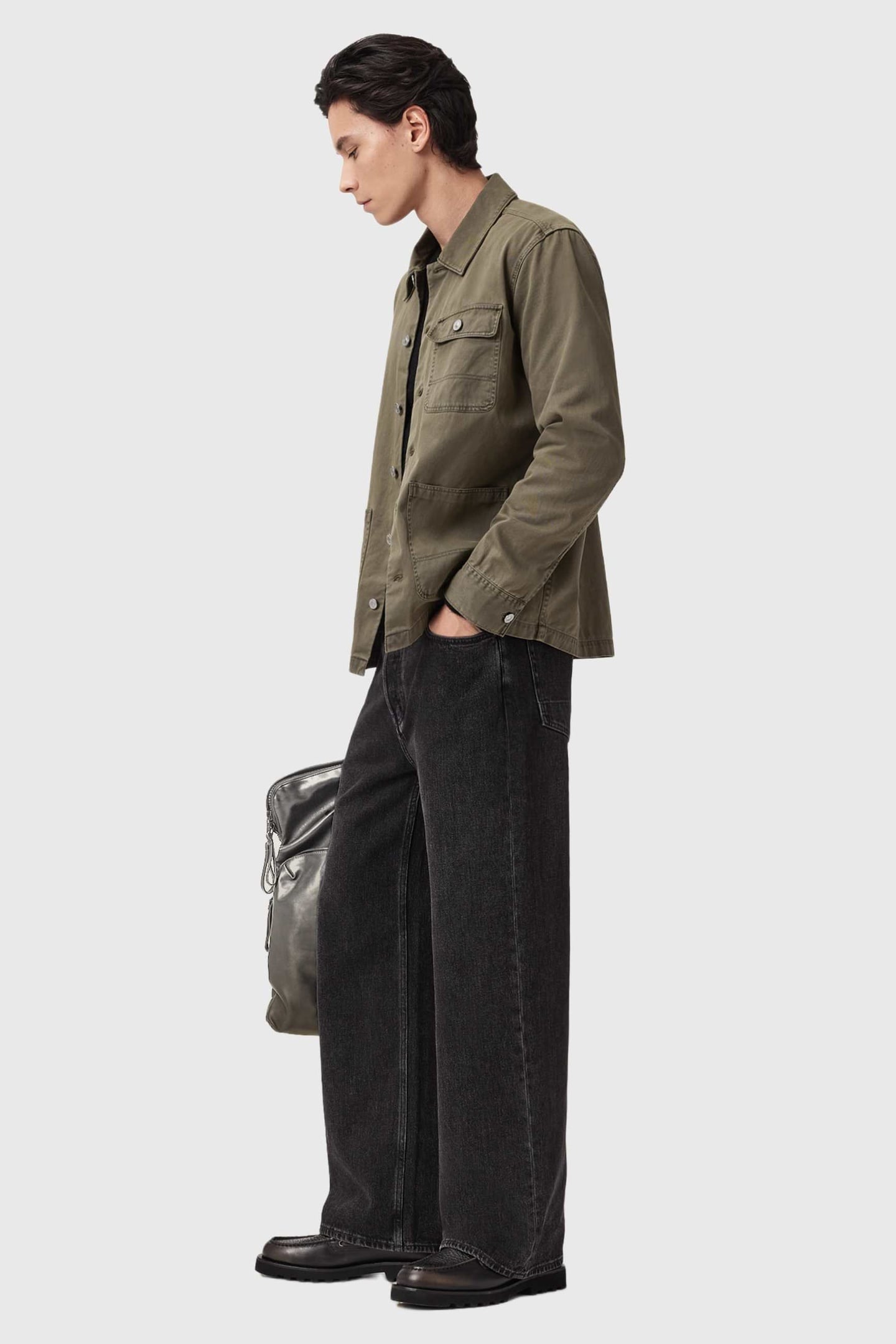 NEVIS CHORE SHIRT PASTORAL GREEN 6