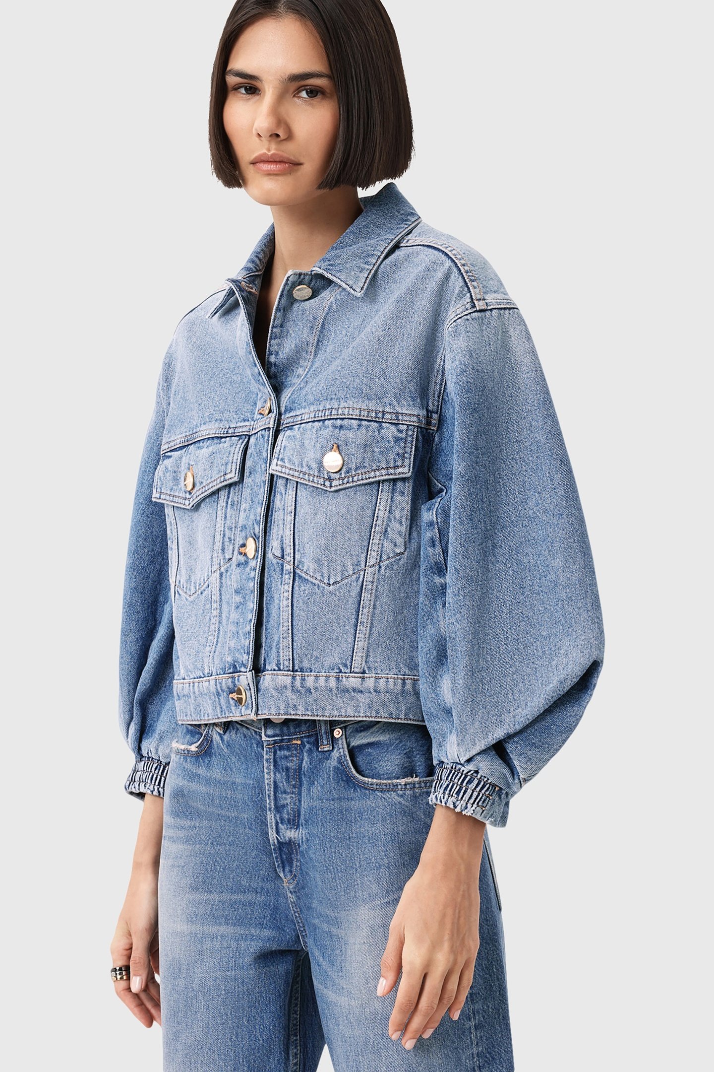 LUCA DENIM JACKET MID INDIGO 3