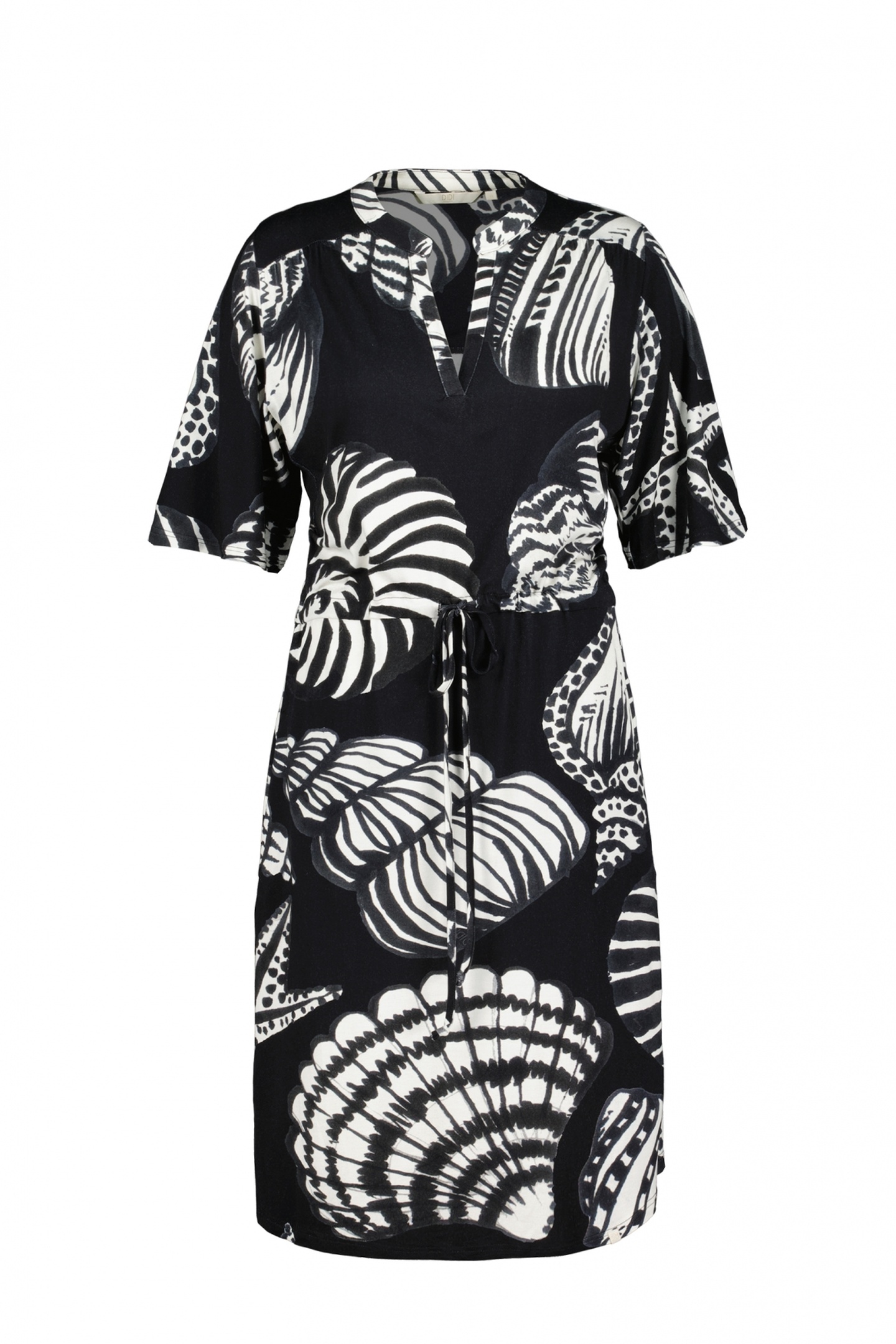 DRESS BAILY IN BLACK WITH SHELL SYMPHONY XXL PRINT 4