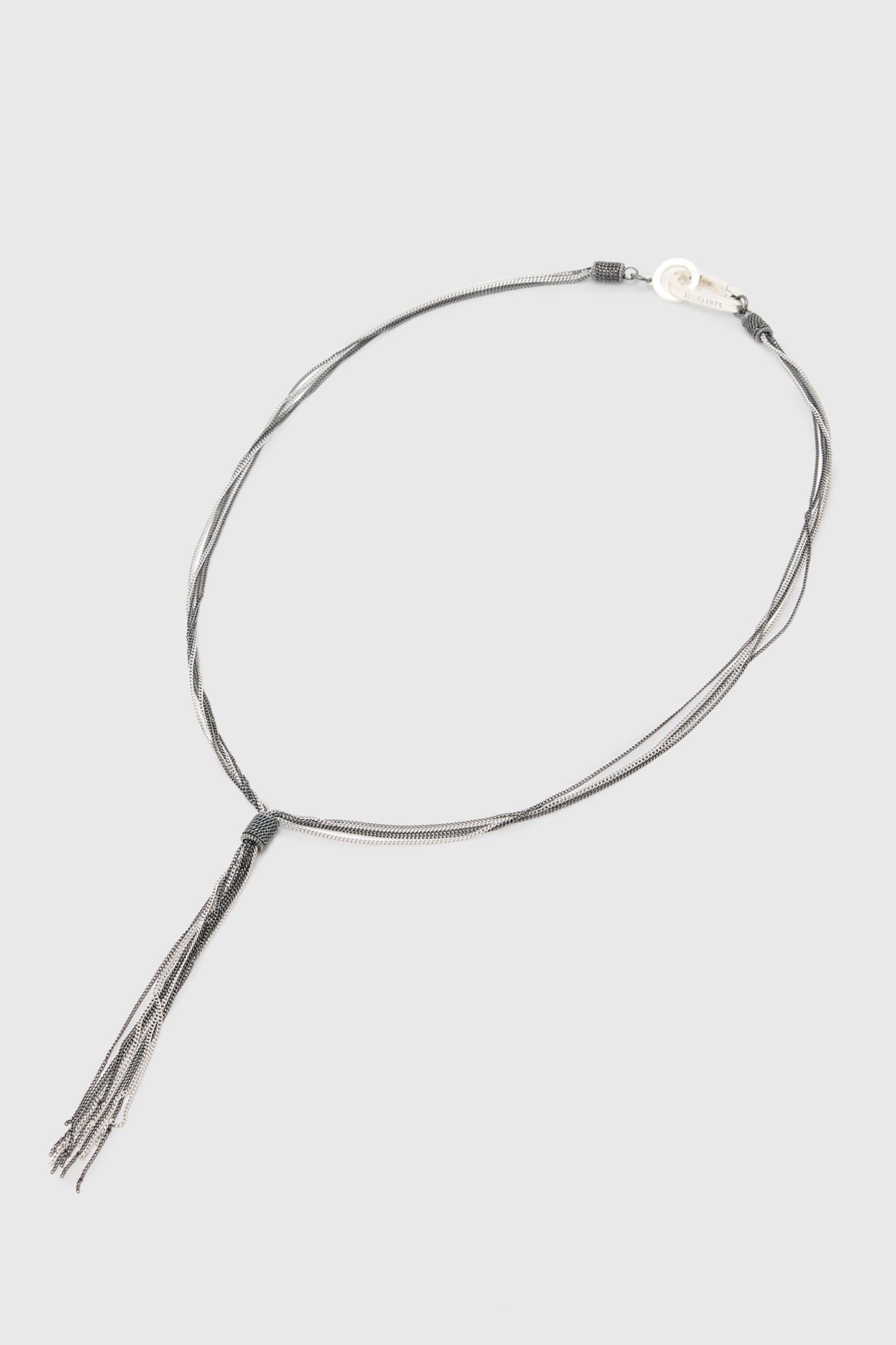 FLEUR TTNE NECKLACE WARM SILVER MIX 2