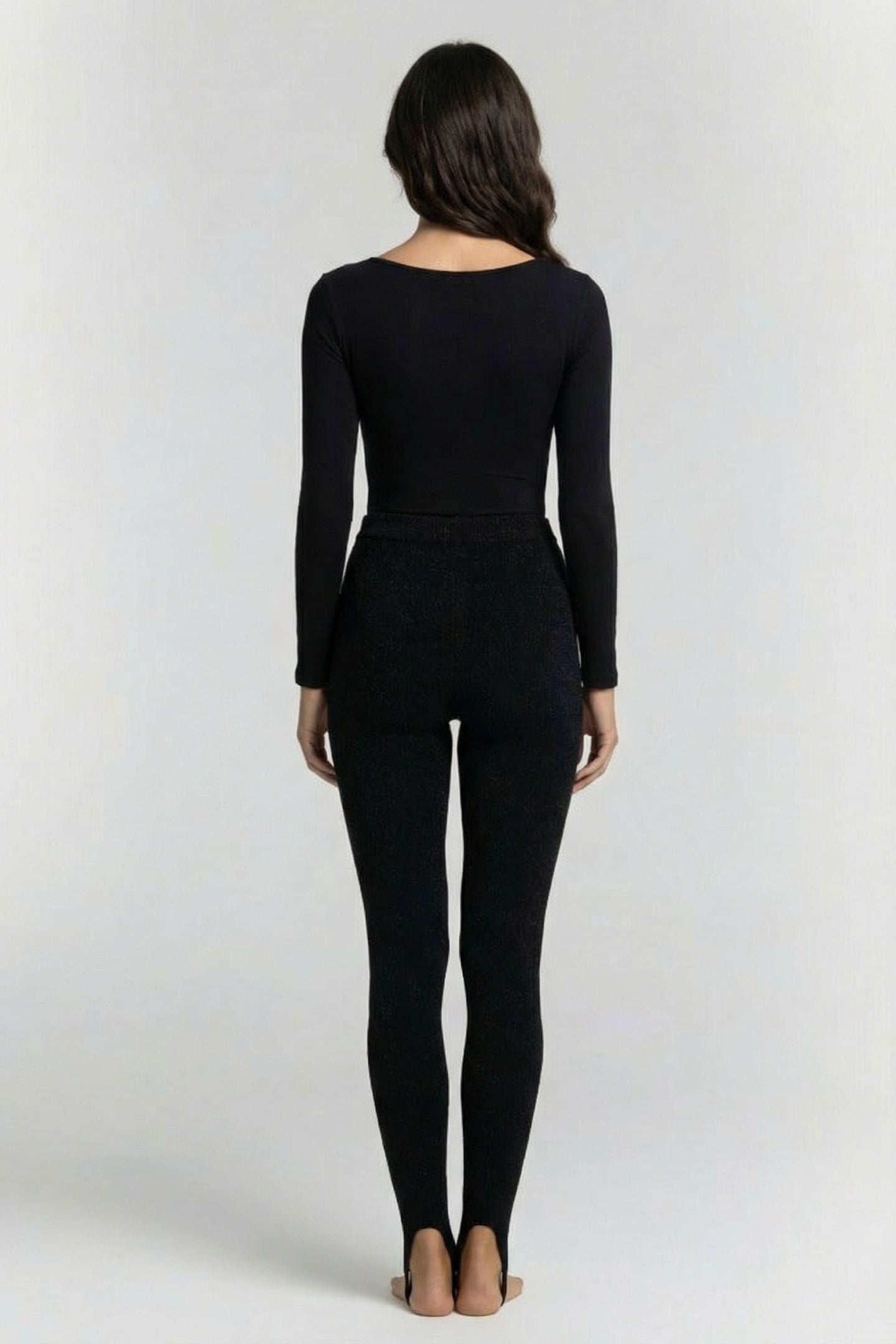 MAJIRI TROUSER BLACK/BLACK LUREX 2